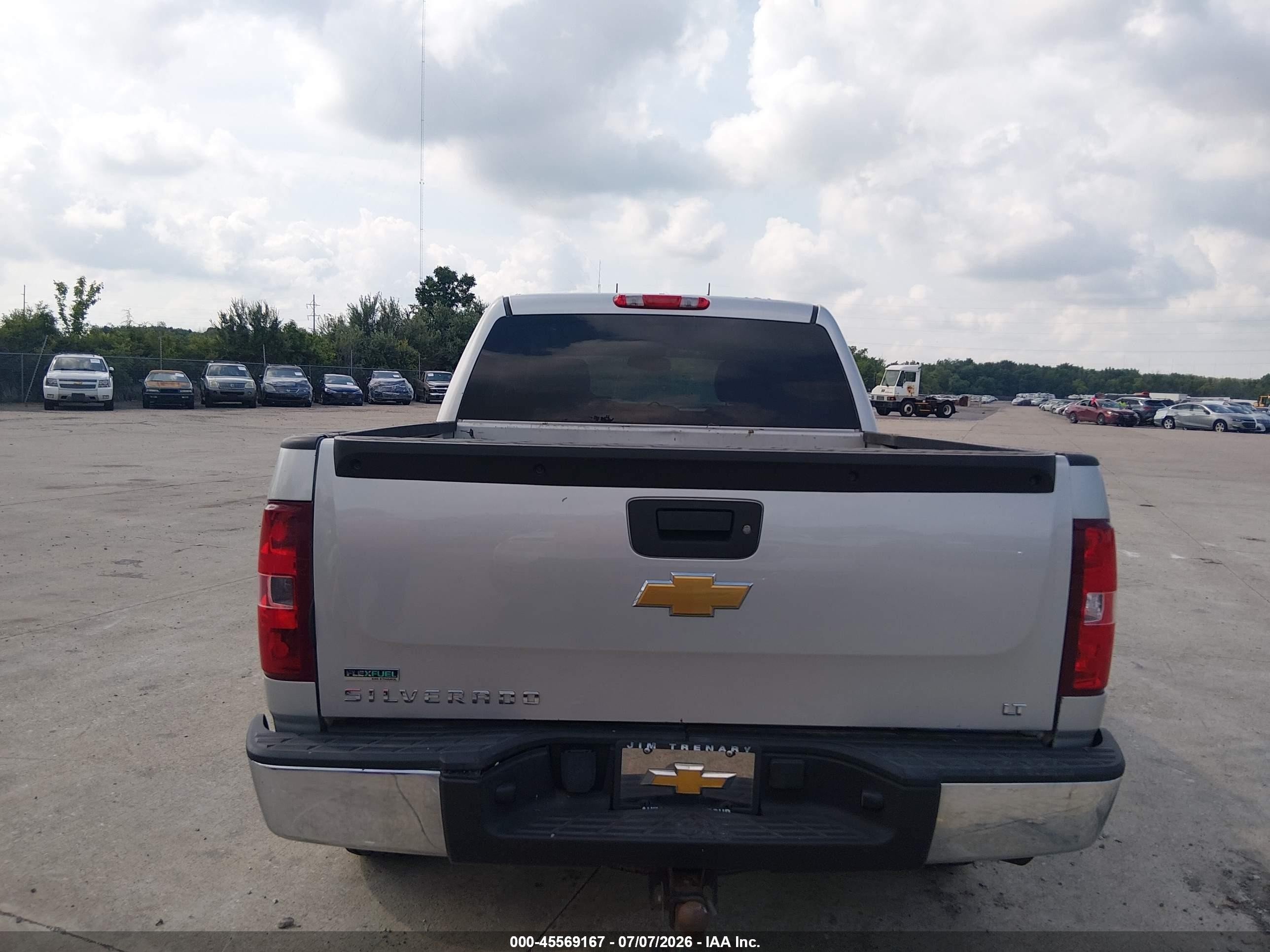 2011 Chevrolet Silverado 1500 Lt Gray vin: 3GCPKSE33BG383891