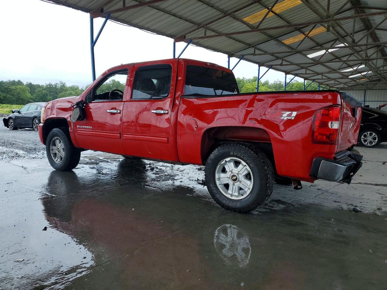 2011 Chevrolet Silverado K1500 Lt Red vin: 3GCPKSE34BG213104