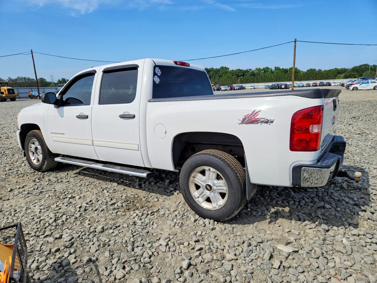 2011 Chevrolet Silverado K1500 Lt White vin: 3GCPKSE34BG238049