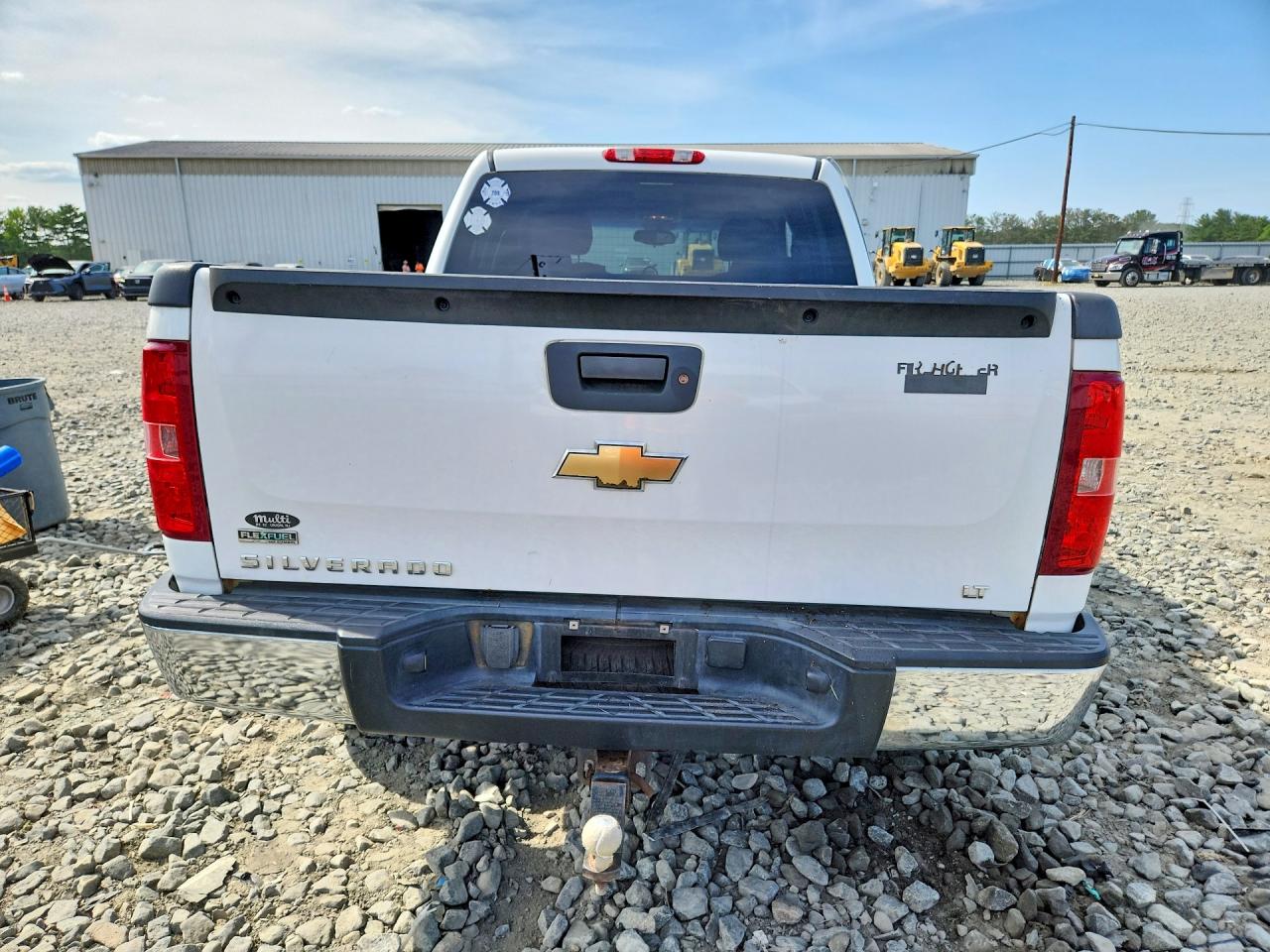 2011 Chevrolet Silverado K1500 Lt White vin: 3GCPKSE34BG238049