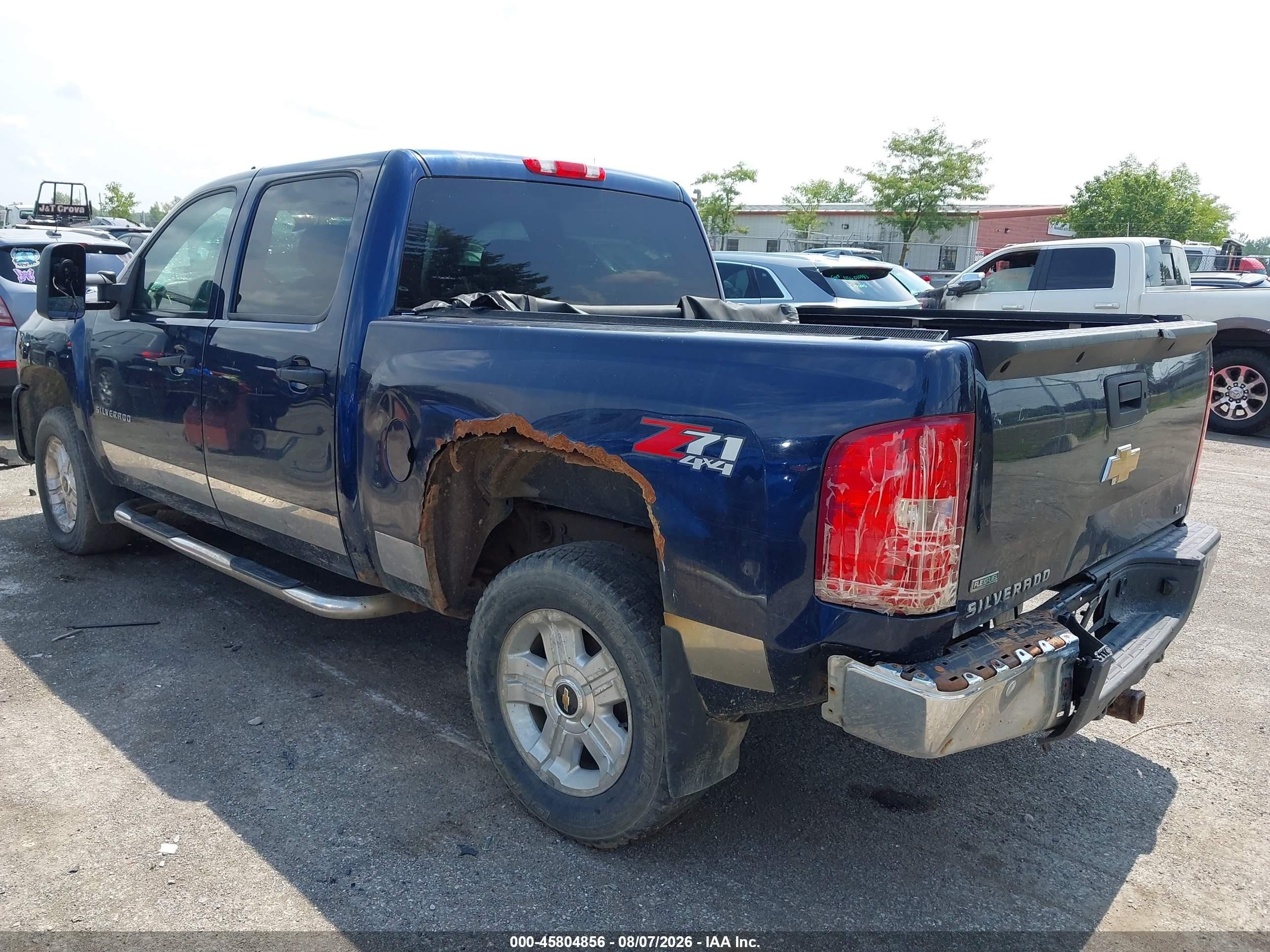 2011 Chevrolet Silverado 1500 Lt Blue vin: 3GCPKSE34BG313607