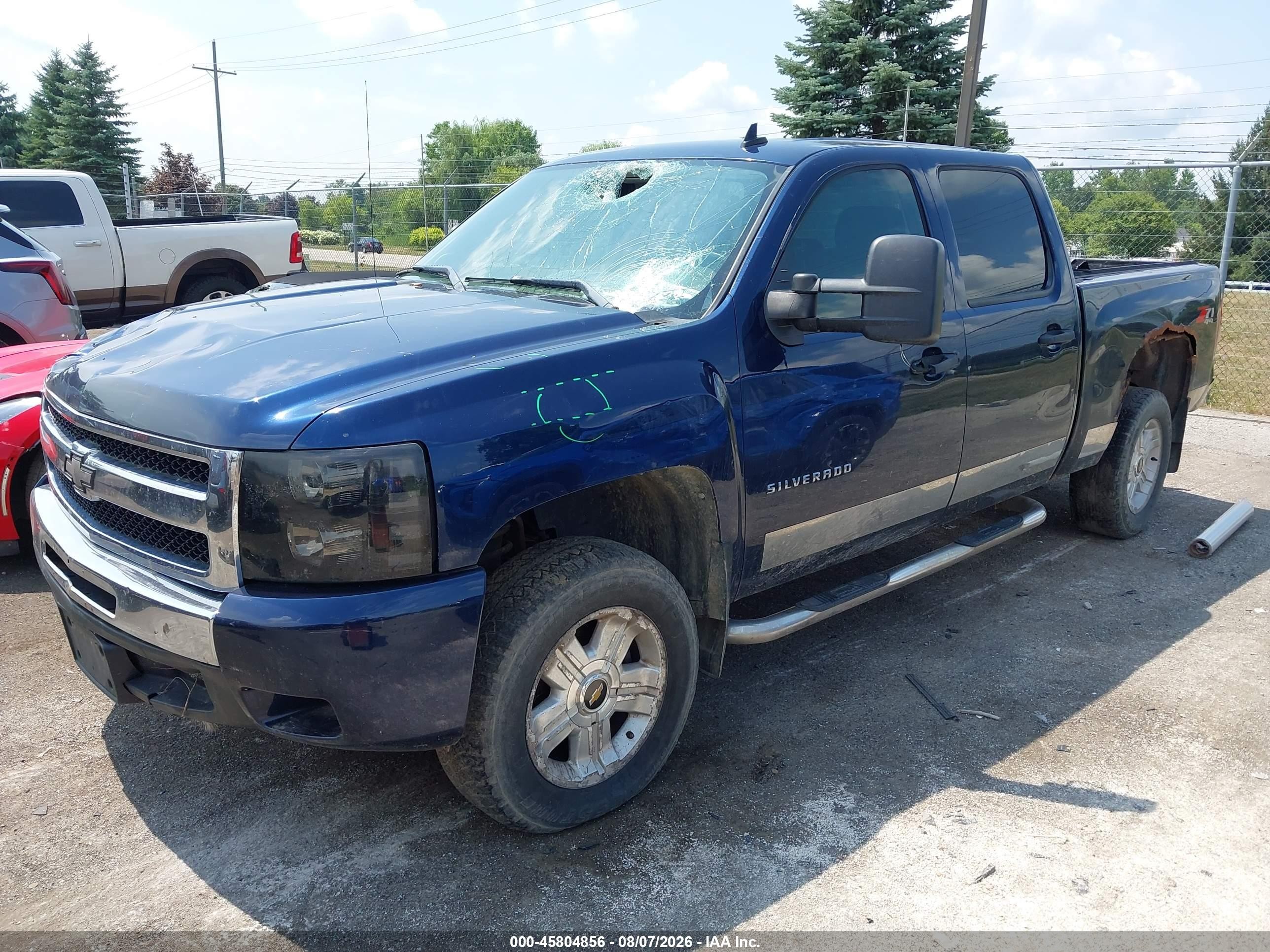 2011 Chevrolet Silverado 1500 Lt Blue vin: 3GCPKSE34BG313607