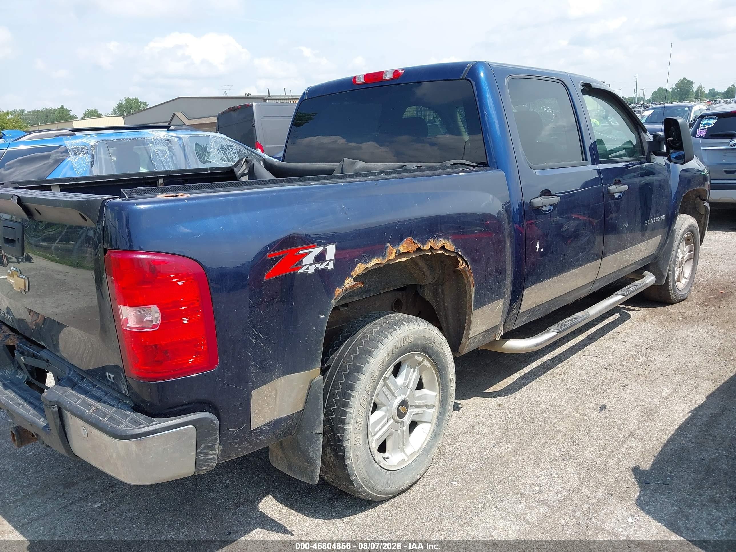 2011 Chevrolet Silverado 1500 Lt Blue vin: 3GCPKSE34BG313607