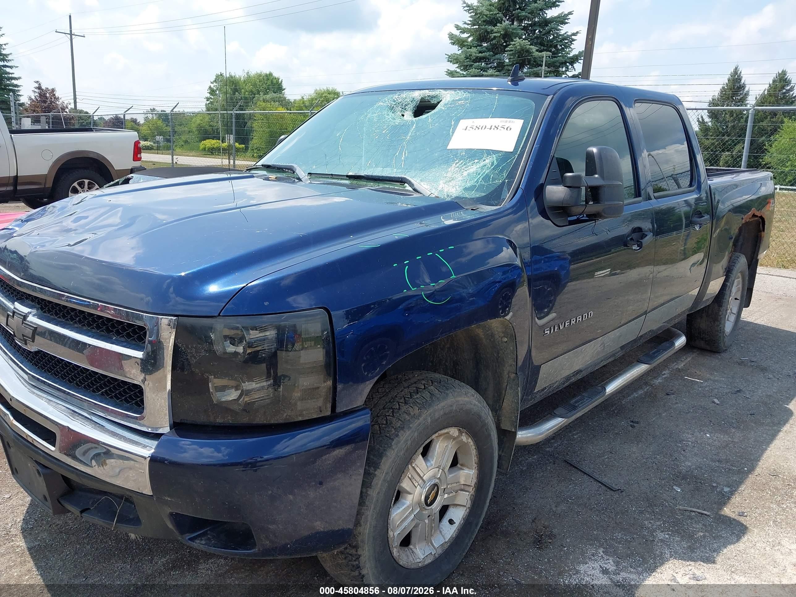 2011 Chevrolet Silverado 1500 Lt Blue vin: 3GCPKSE34BG313607