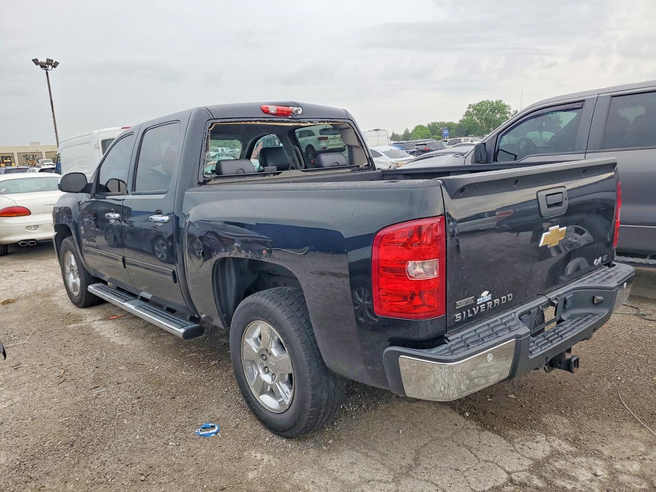 2011 Chevrolet Silverado K1500 Lt Black vin: 3GCPKSE34BG368798