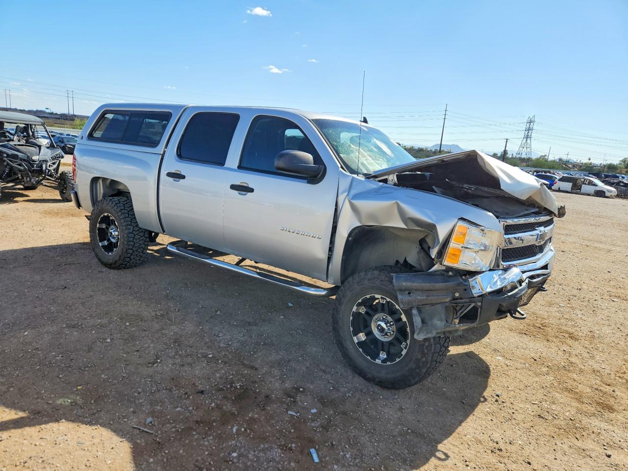 2011 Chevrolet Silverado K1500 Lt Silver vin: 3GCPKSE35BG128272