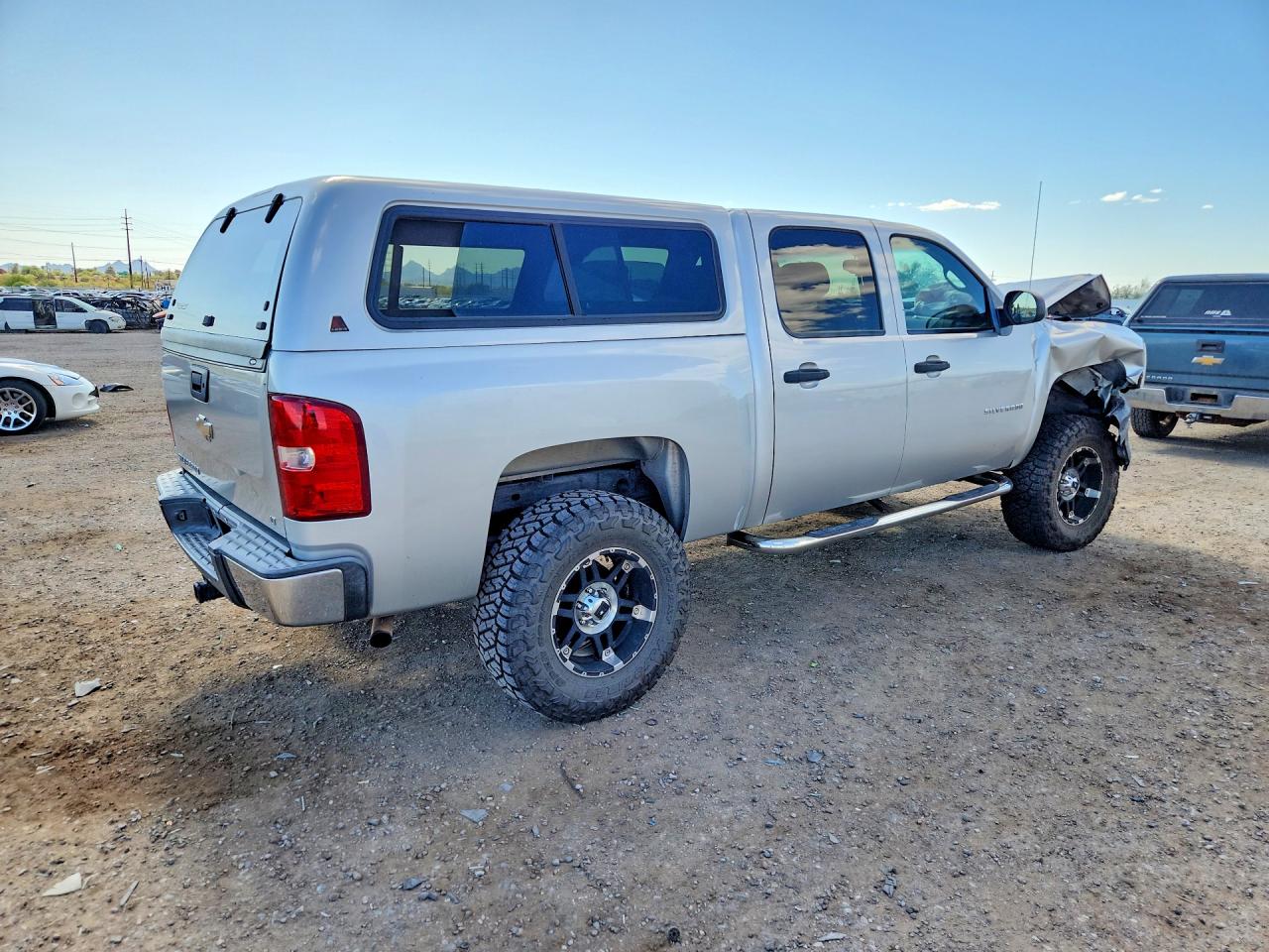 2011 Chevrolet Silverado K1500 Lt Silver vin: 3GCPKSE35BG128272