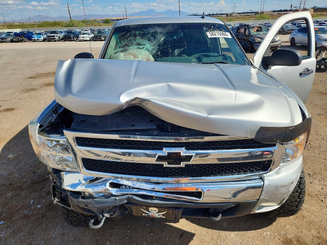 2011 Chevrolet Silverado K1500 Lt Silver vin: 3GCPKSE35BG128272