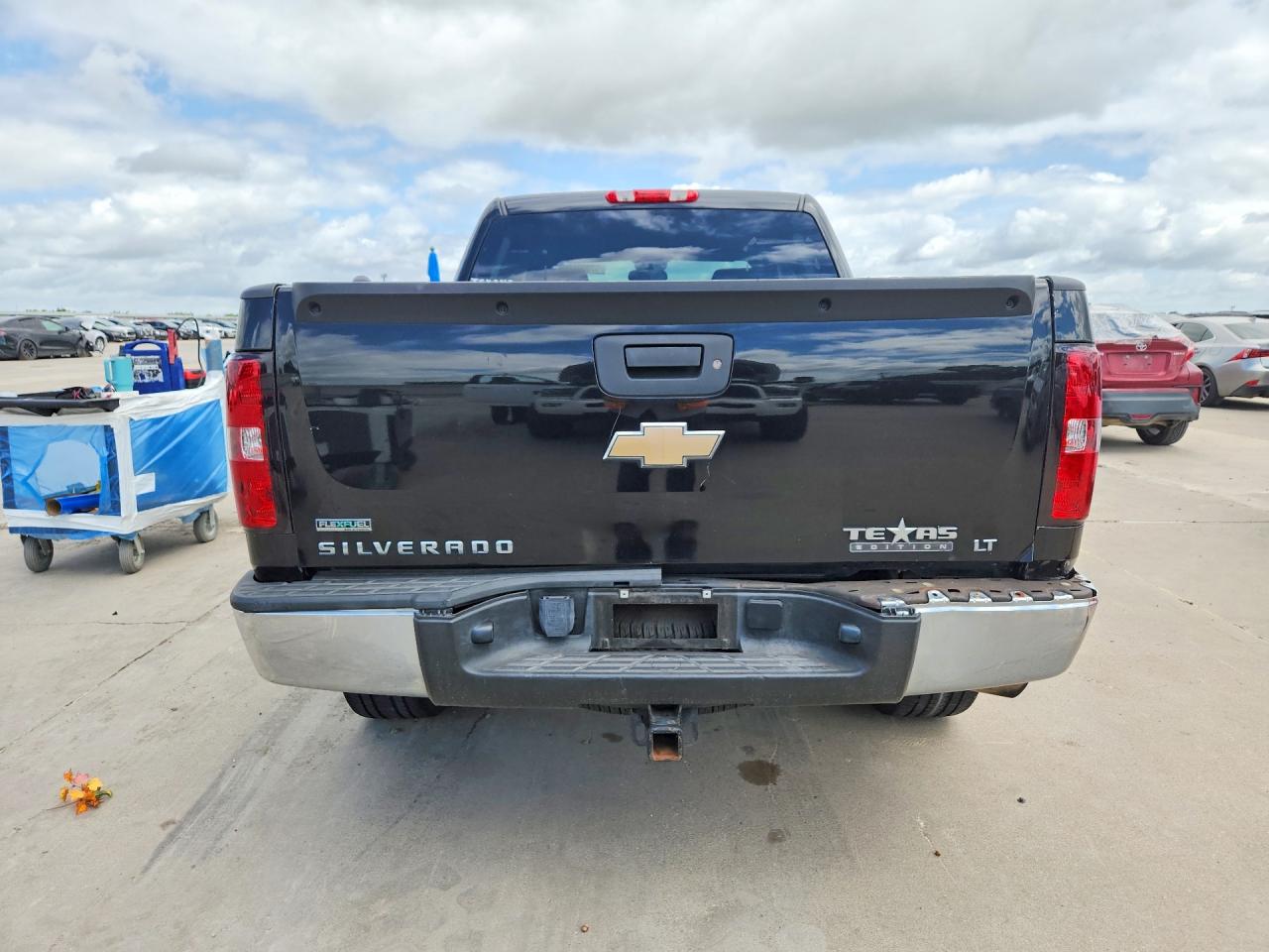 2011 Chevrolet Silverado K1500 Lt Black vin: 3GCPKSE35BG204413
