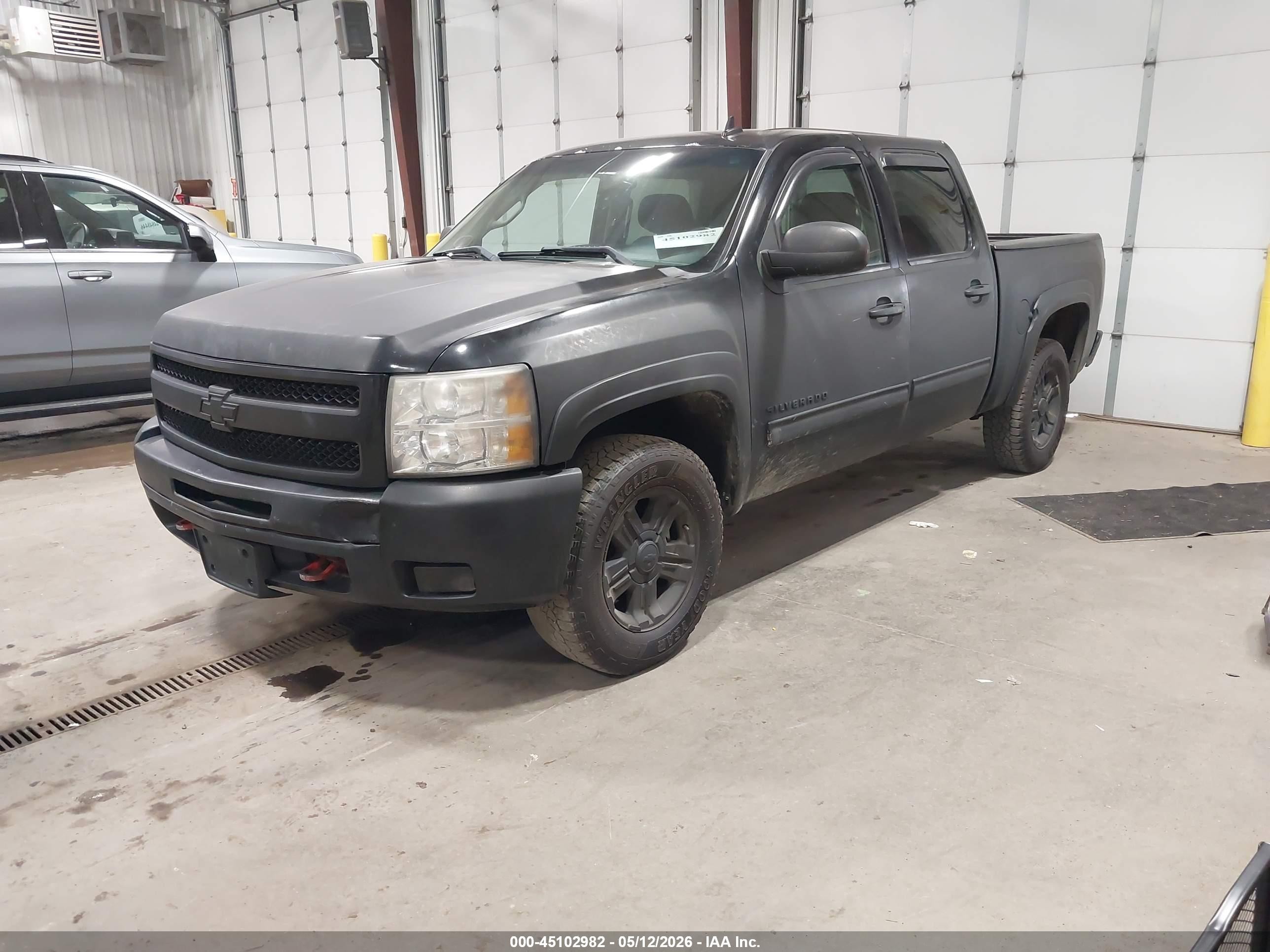 2011 Chevrolet Silverado 1500 Lt Black vin: 3GCPKSE35BG340167