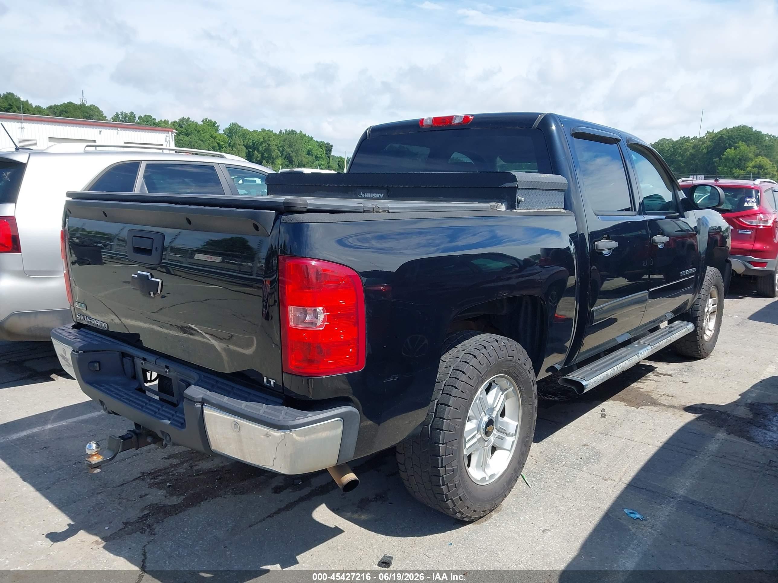 2011 Chevrolet Silverado 1500 Lt Black vin: 3GCPKSE36BG245018