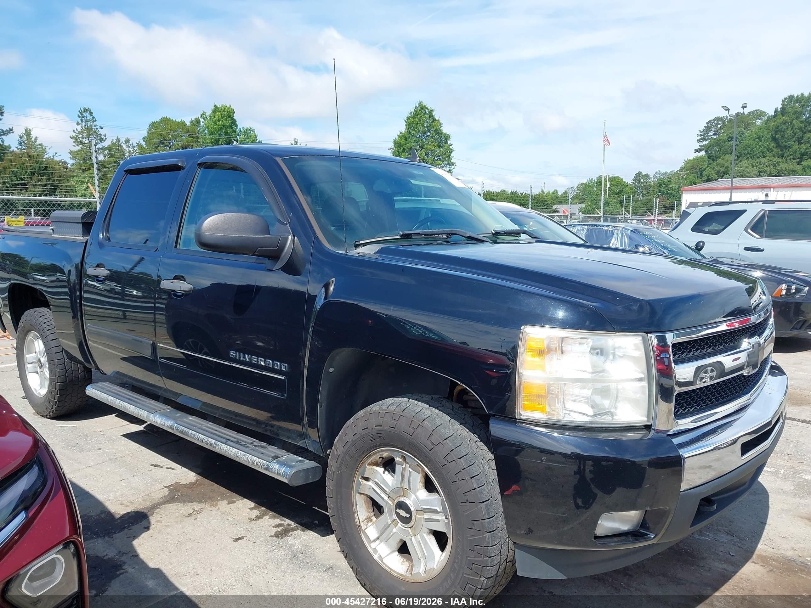 2011 Chevrolet Silverado 1500 Lt Black vin: 3GCPKSE36BG245018