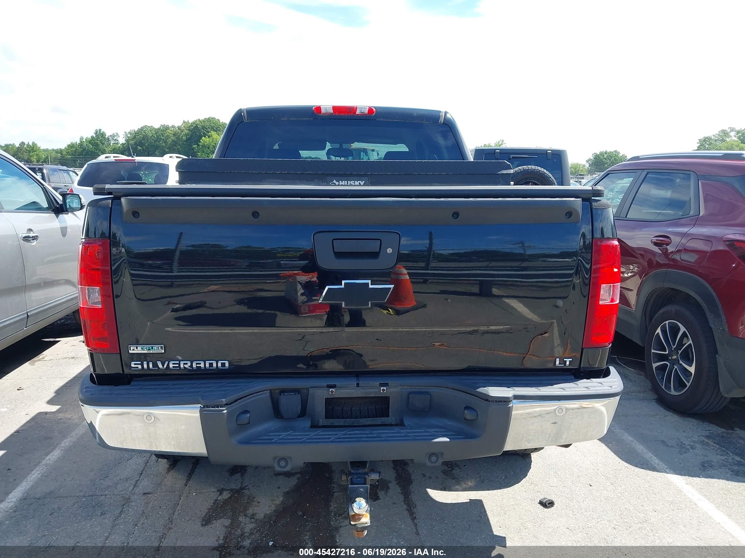2011 Chevrolet Silverado 1500 Lt Black vin: 3GCPKSE36BG245018