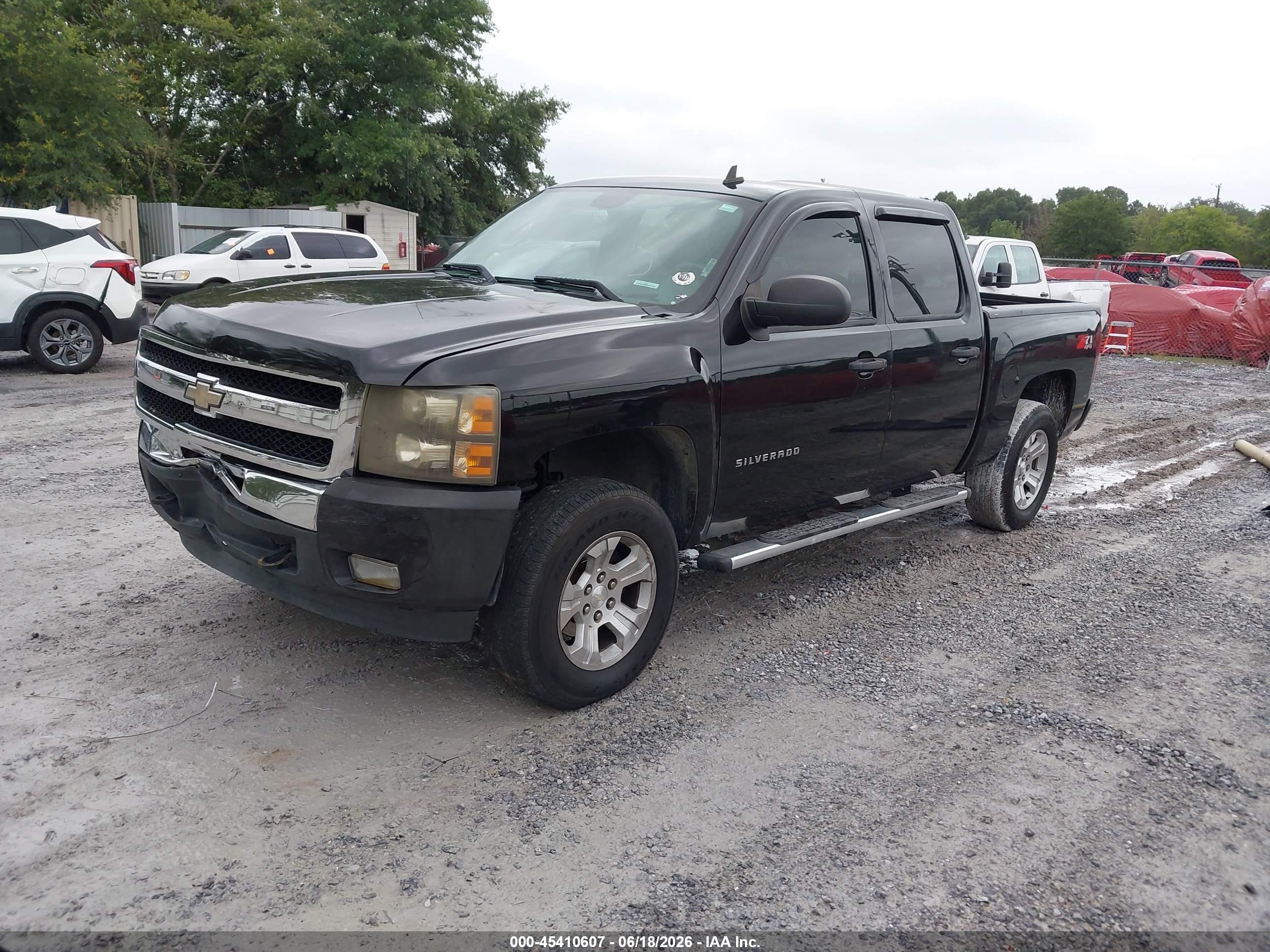 2011 Chevrolet Silverado 1500 Lt Black vin: 3GCPKSE36BG277029