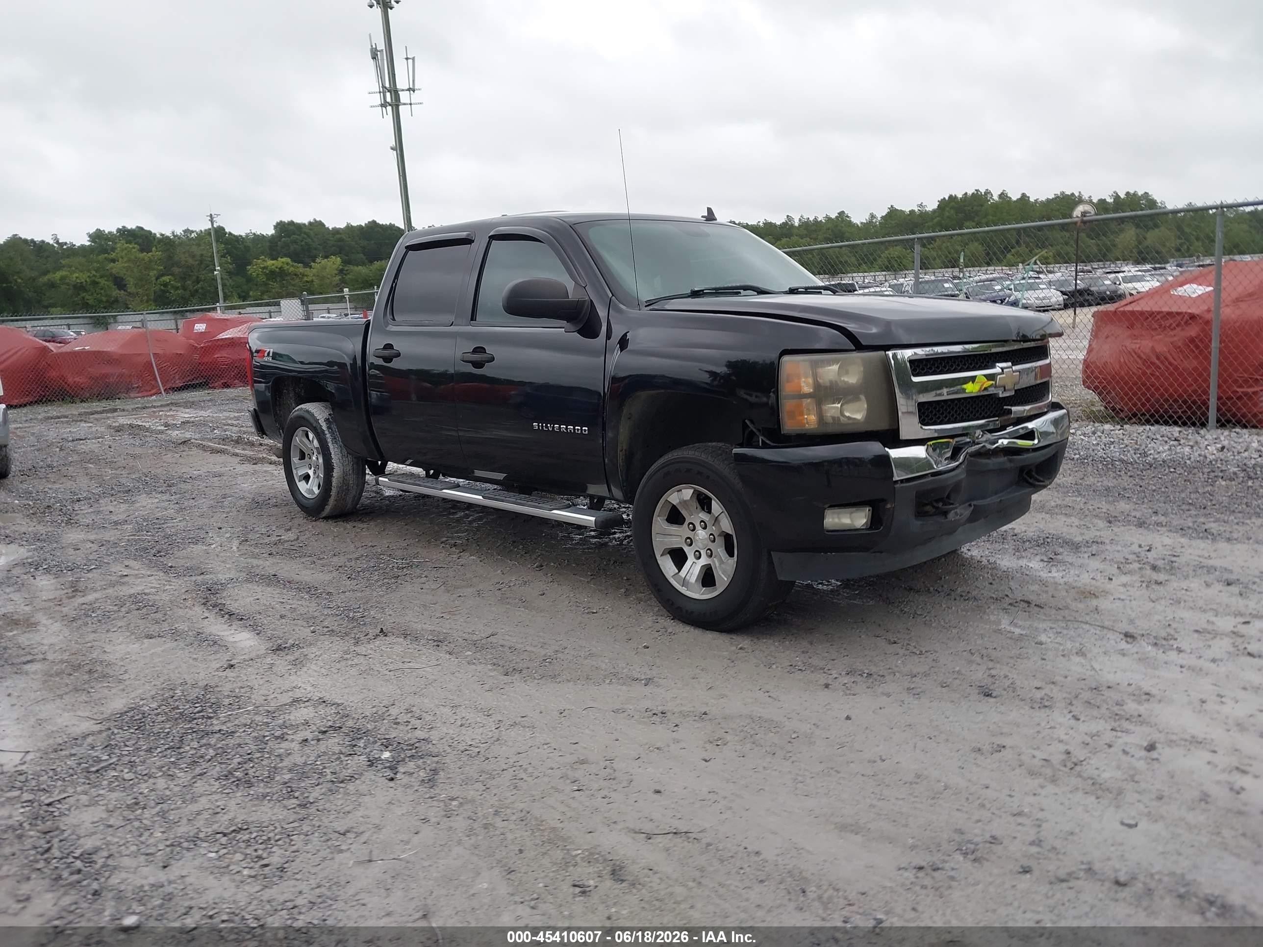 2011 Chevrolet Silverado 1500 Lt Black vin: 3GCPKSE36BG277029