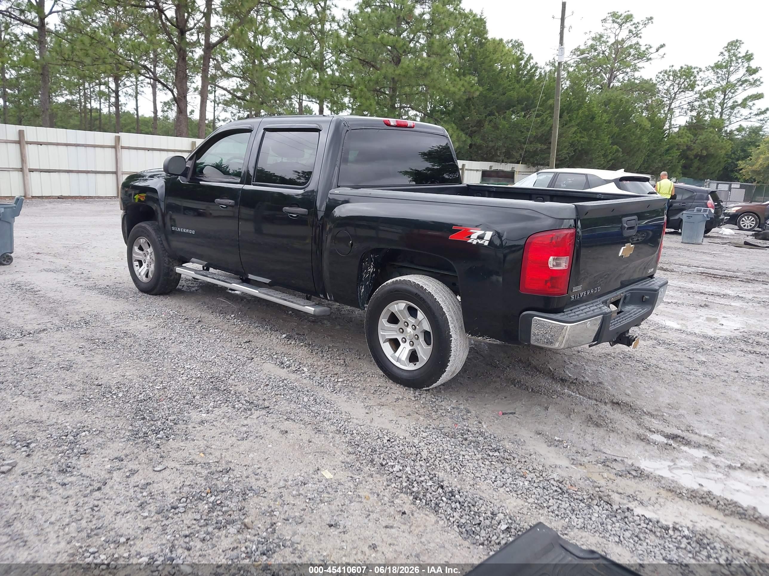 2011 Chevrolet Silverado 1500 Lt Black vin: 3GCPKSE36BG277029