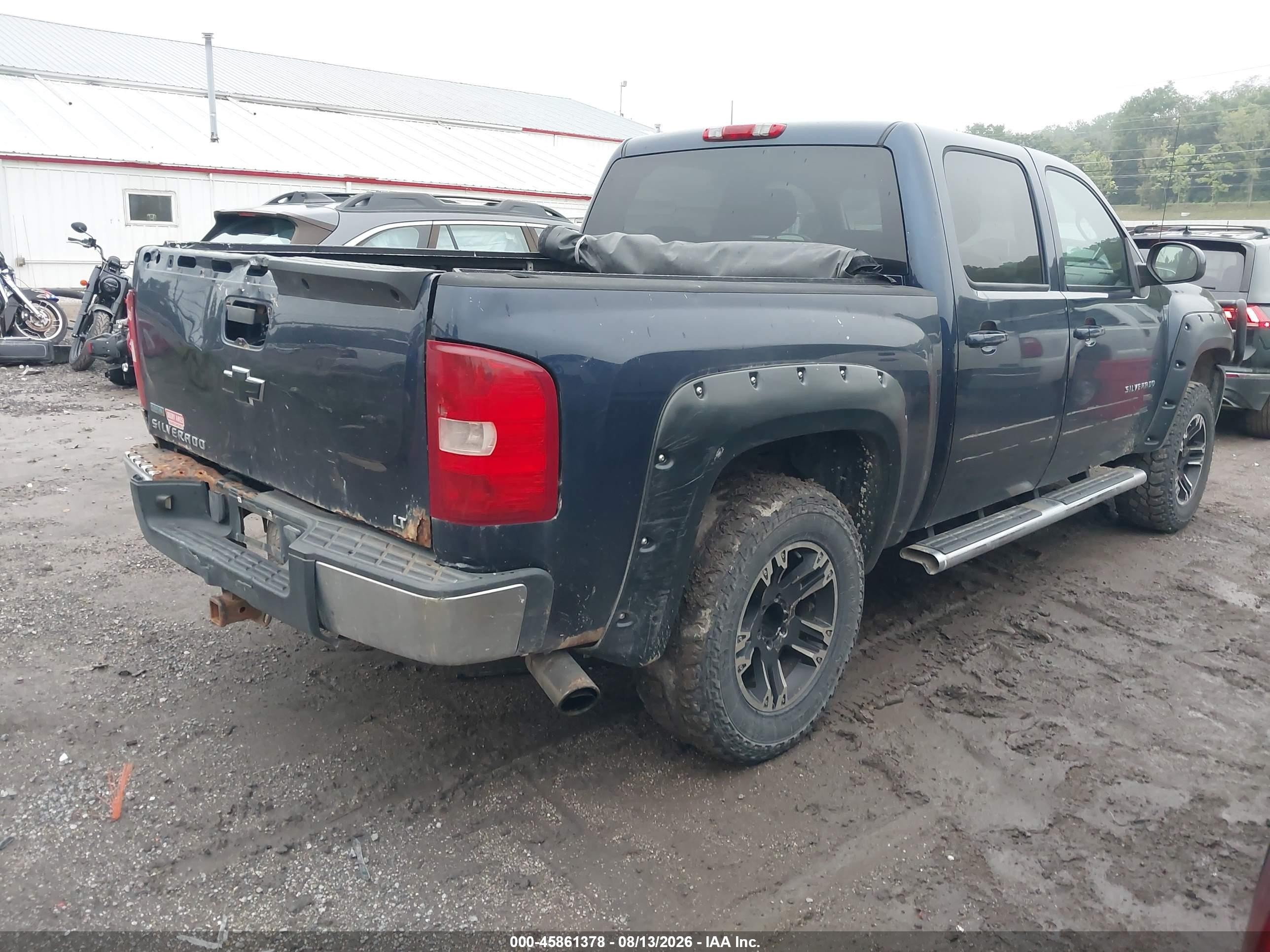 2011 Chevrolet Silverado 1500 Lt Blue vin: 3GCPKSE37BG100103