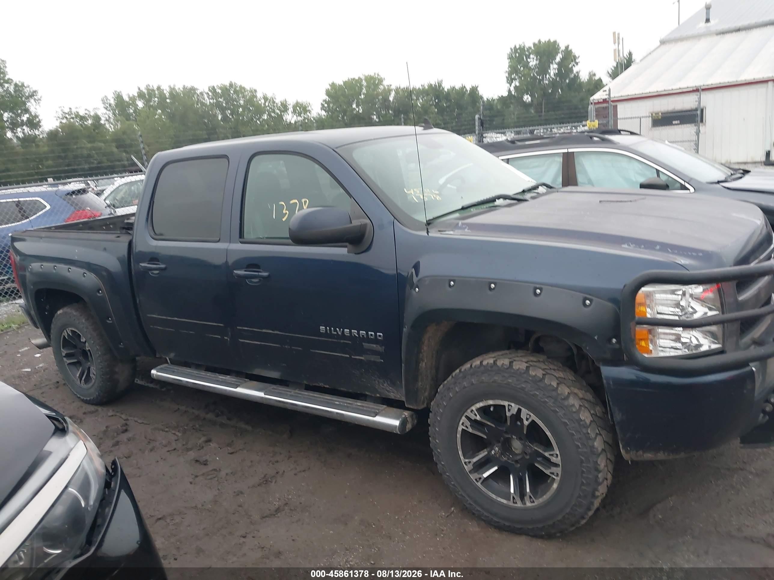 2011 Chevrolet Silverado 1500 Lt Blue vin: 3GCPKSE37BG100103