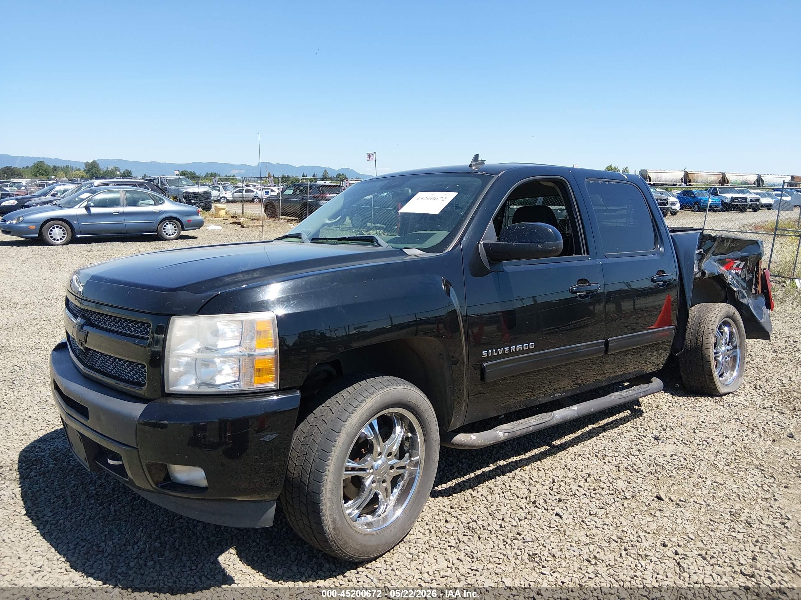 2011 Chevrolet Silverado 1500 Lt Black vin: 3GCPKSE37BG227529