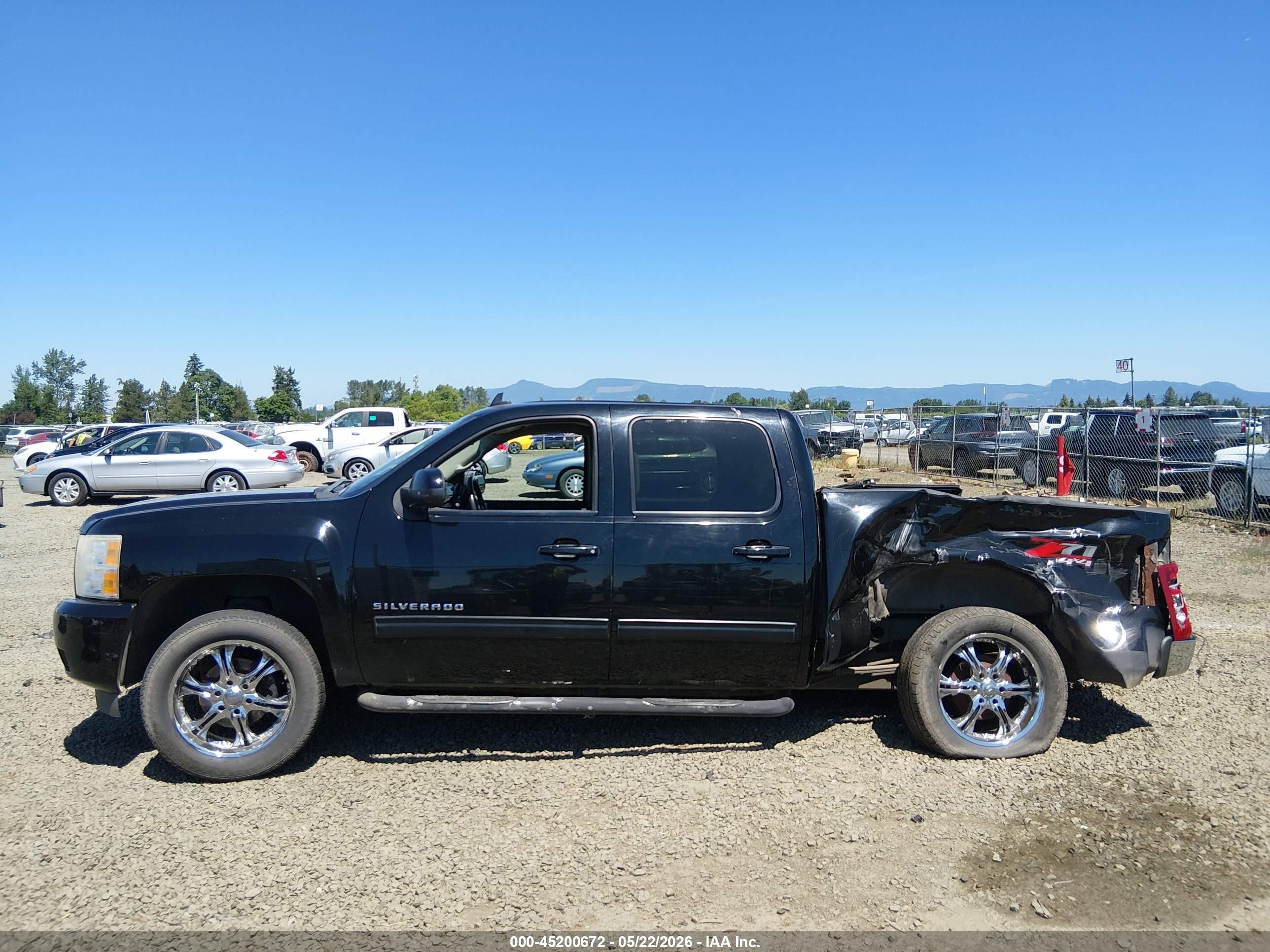 2011 Chevrolet Silverado 1500 Lt Black vin: 3GCPKSE37BG227529