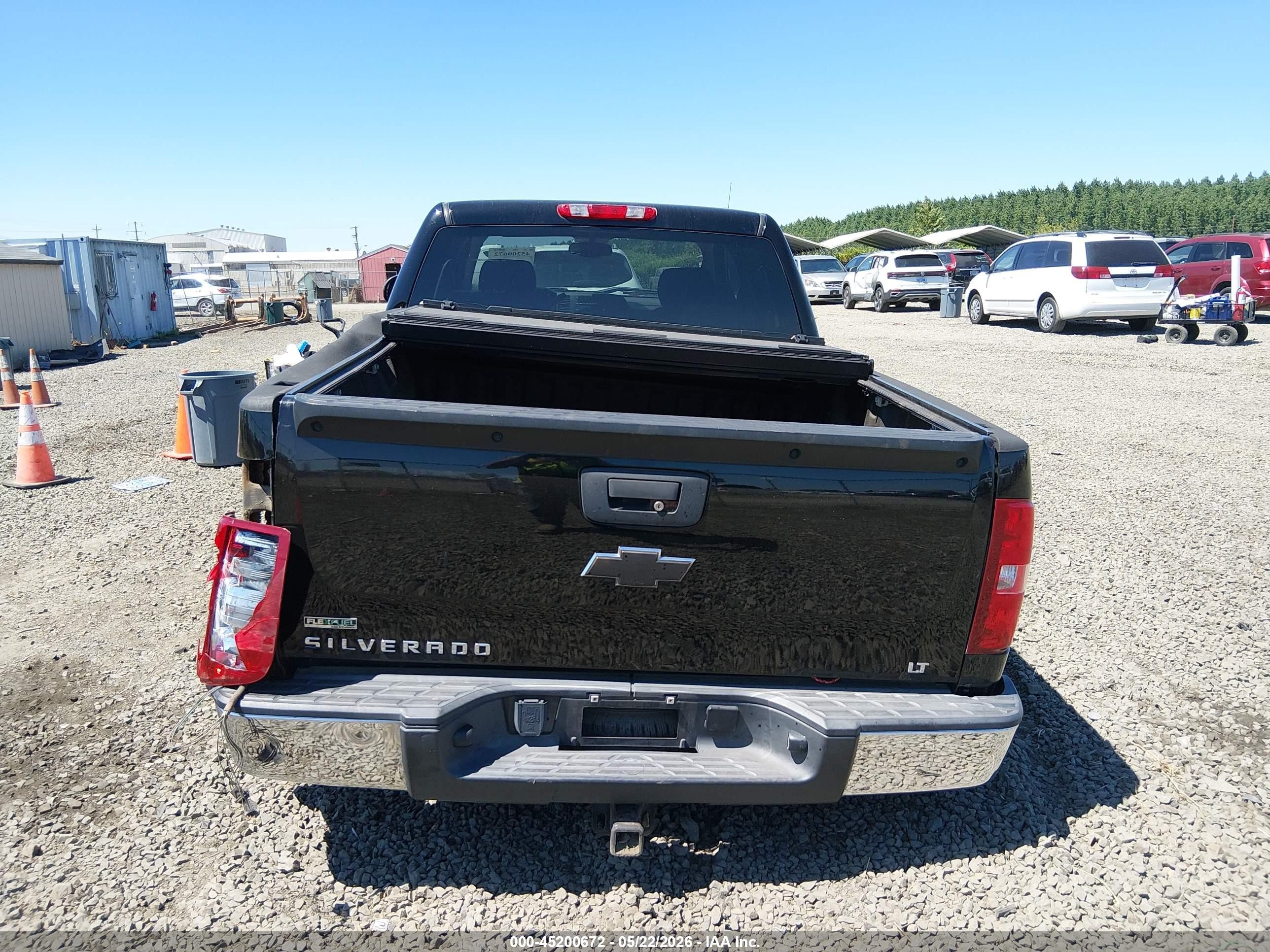 2011 Chevrolet Silverado 1500 Lt Black vin: 3GCPKSE37BG227529