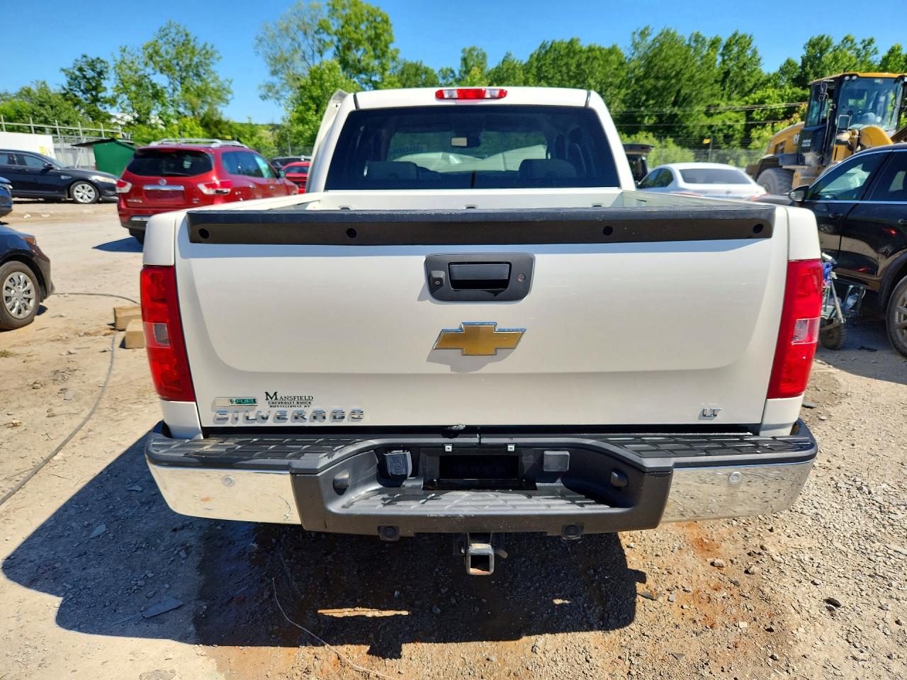 2011 Chevrolet Silverado K1500 Lt White vin: 3GCPKSE37BG321944