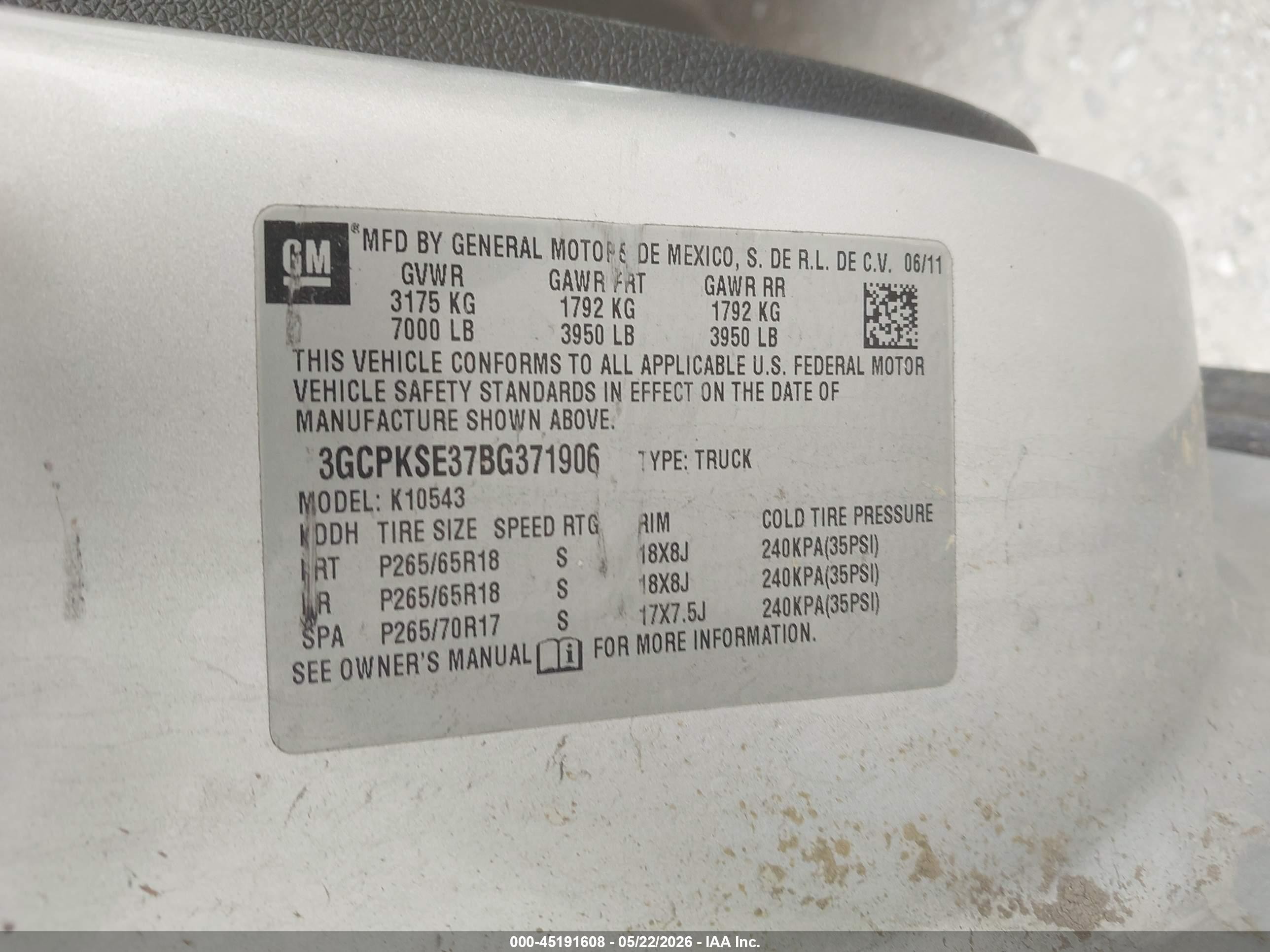 2011 Chevrolet Silverado 1500 Lt Silver vin: 3GCPKSE37BG371906