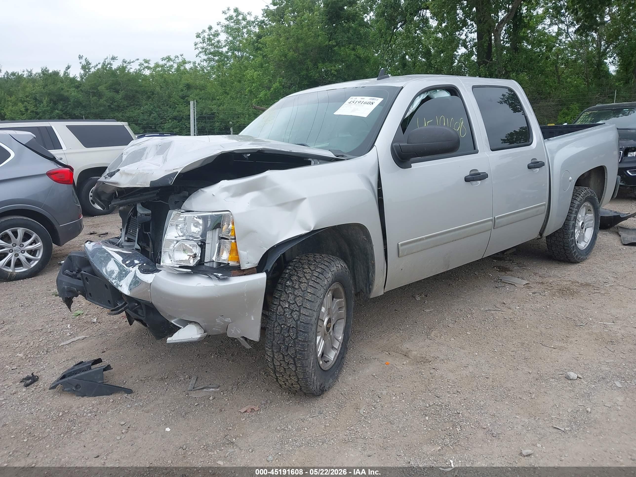 2011 Chevrolet Silverado 1500 Lt Silver vin: 3GCPKSE37BG371906
