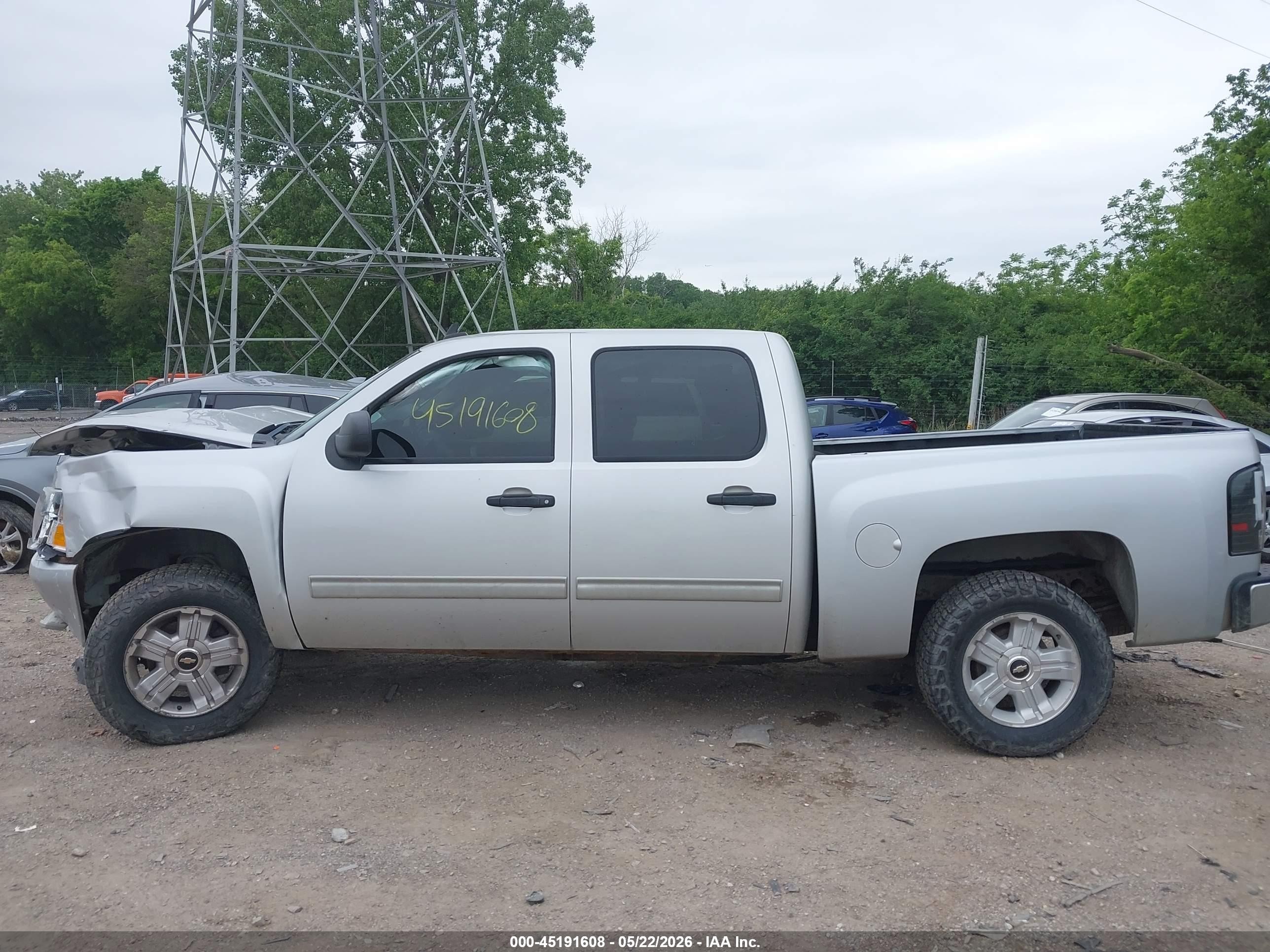 2011 Chevrolet Silverado 1500 Lt Silver vin: 3GCPKSE37BG371906
