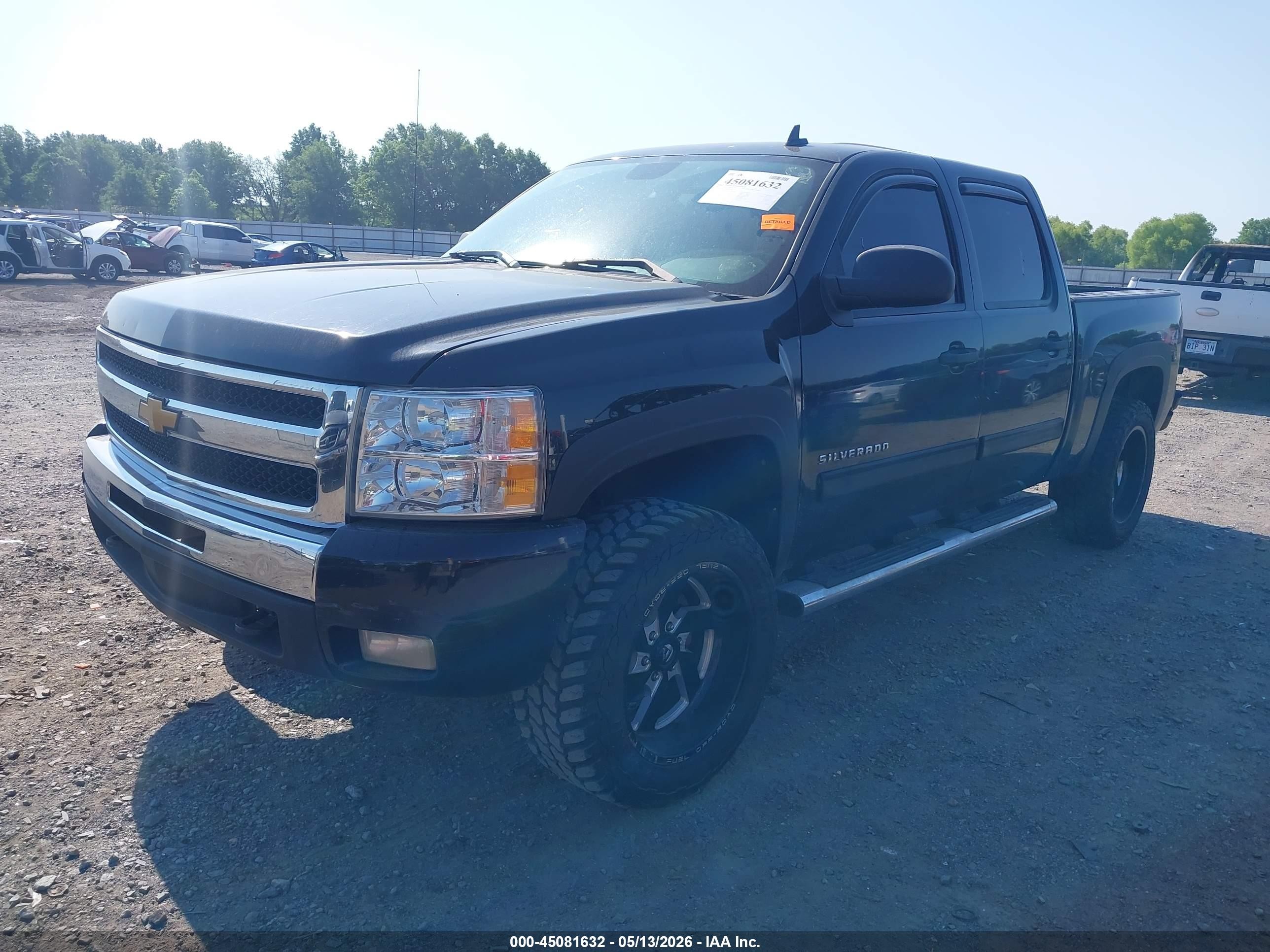 2011 Chevrolet Silverado 1500 Lt Black vin: 3GCPKSE37BG393615