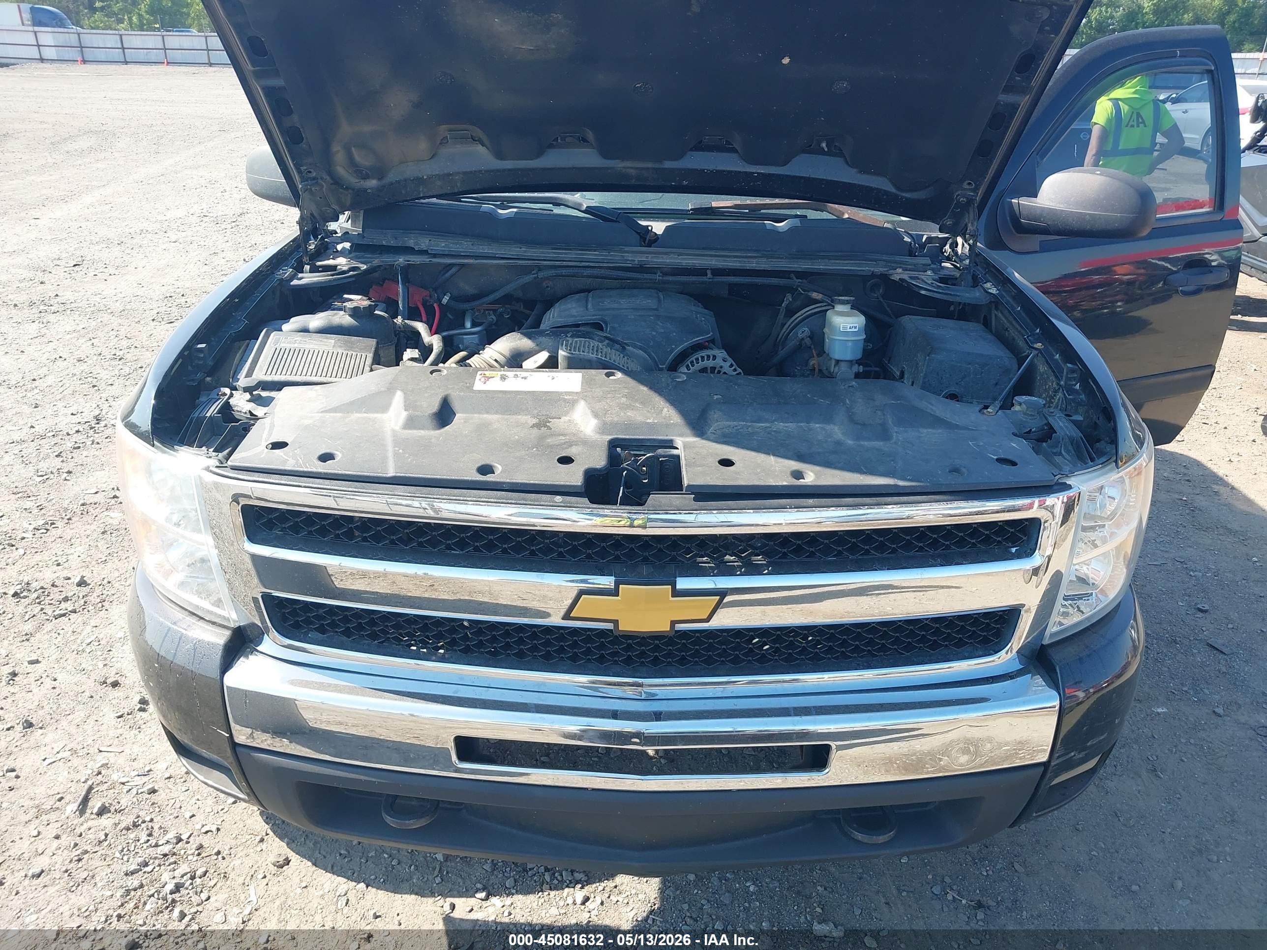 2011 Chevrolet Silverado 1500 Lt Black vin: 3GCPKSE37BG393615