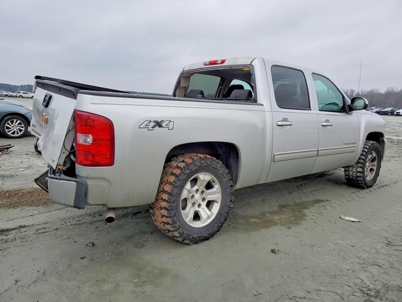 2011 Chevrolet Silverado K1500 Lt Silver vin: 3GCPKSE38BG138634