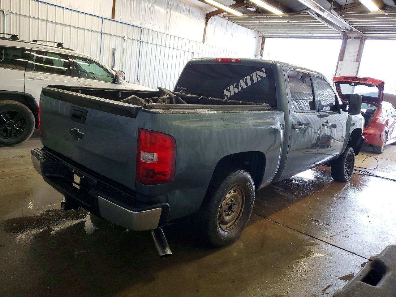 2011 Chevrolet Silverado K1500 Lt Blue vin: 3GCPKSE38BG171195
