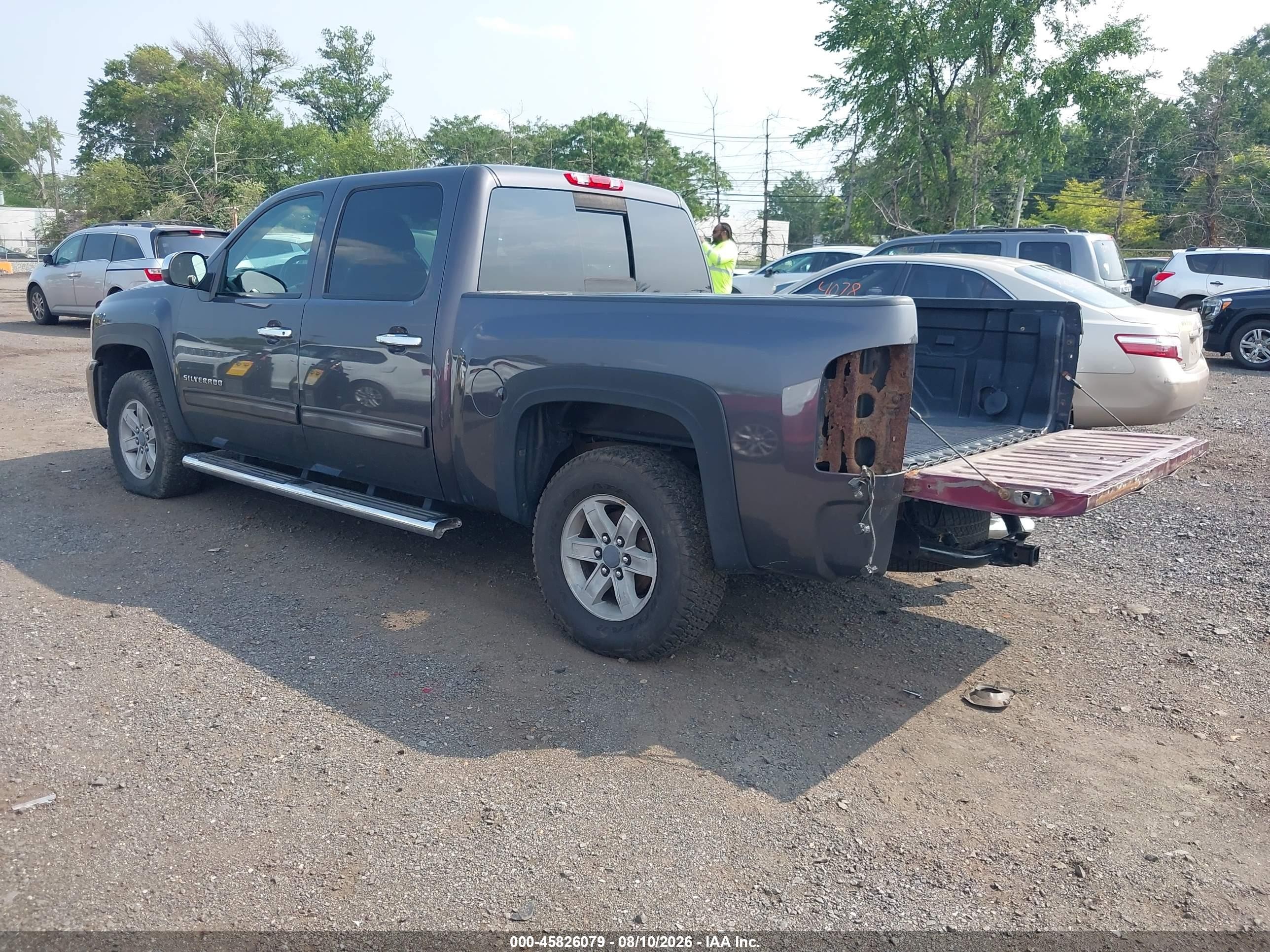 2011 Chevrolet Silverado 1500 Lt Gray vin: 3GCPKSE38BG244579