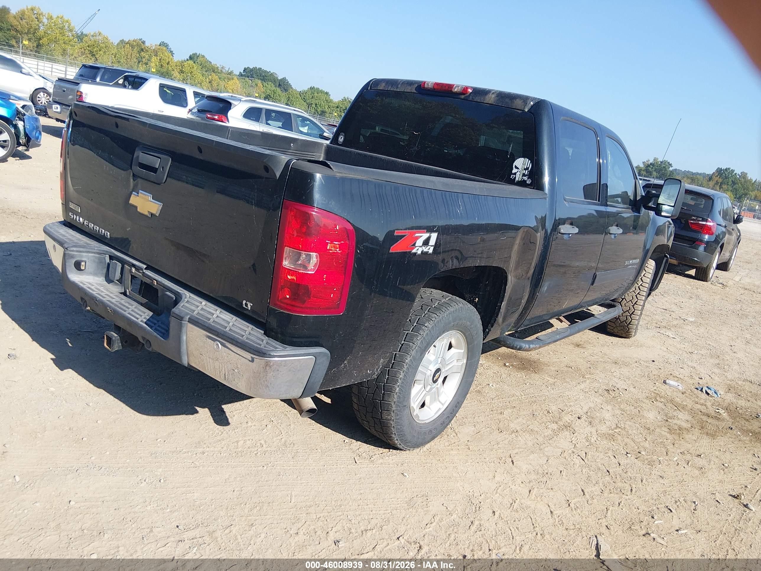 2011 Chevrolet Silverado 1500 Lt Черный vin: 3GCPKSE38BG375883