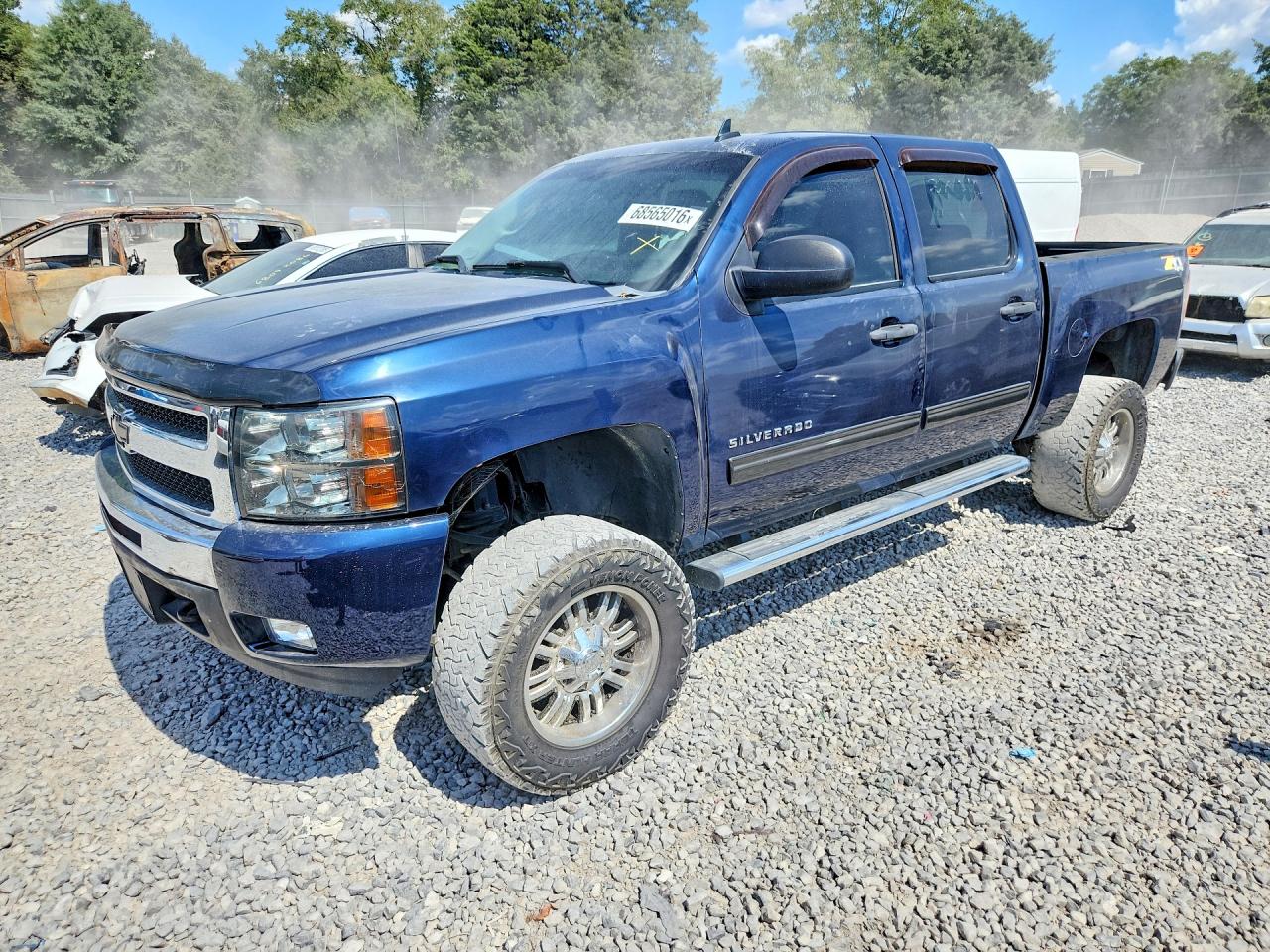 2011 Chevrolet Silverado K1500 Lt Синий vin: 3GCPKSE39BG138979
