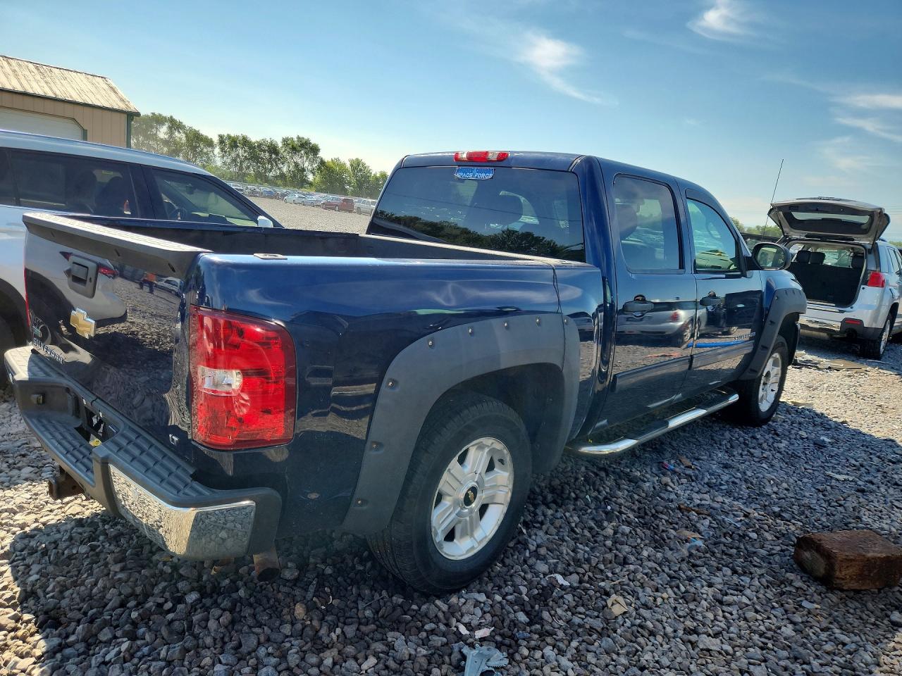 2011 Chevrolet Silverado K1500 Lt Blue vin: 3GCPKSE39BG161355