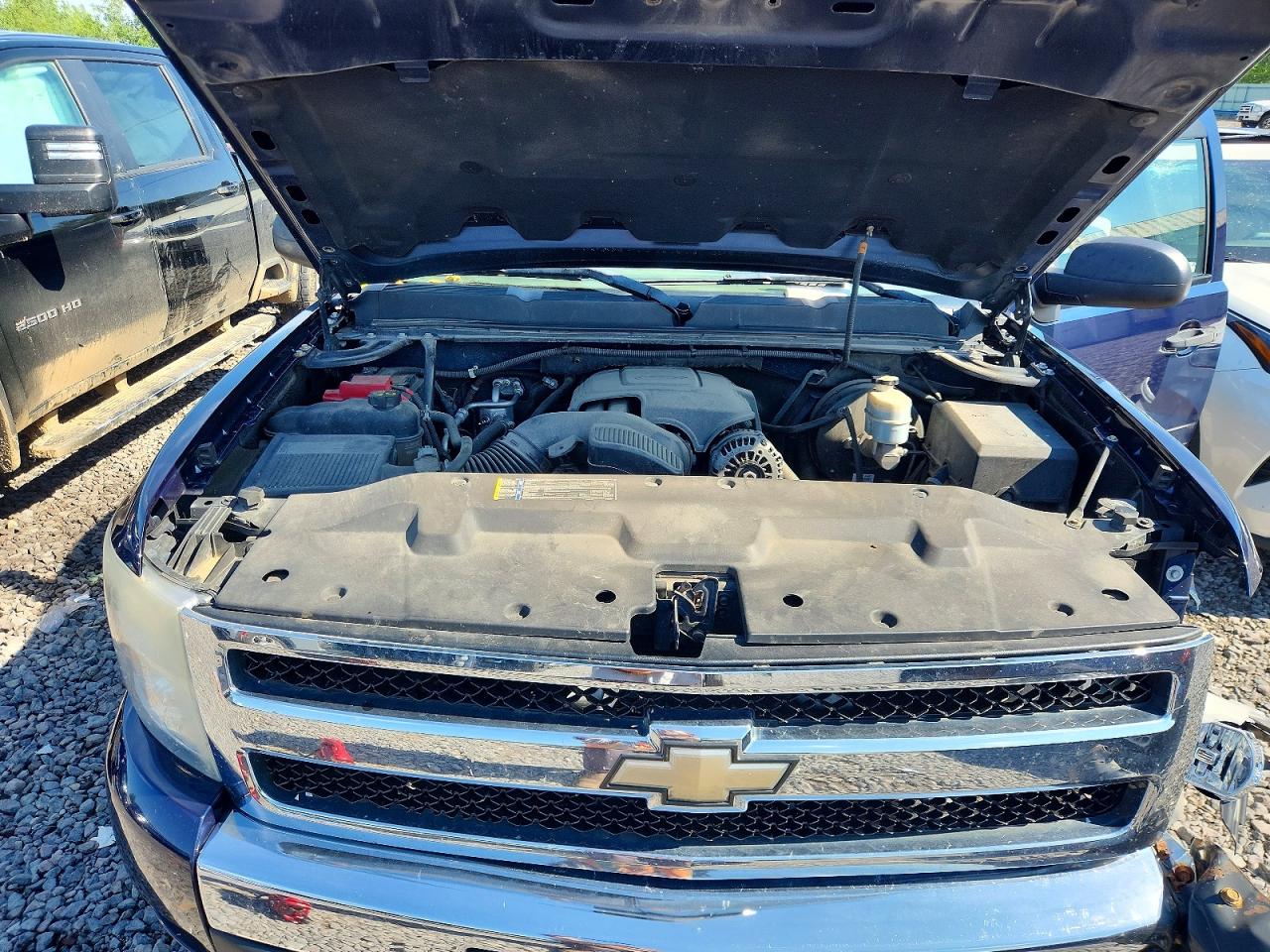 2011 Chevrolet Silverado K1500 Lt Blue vin: 3GCPKSE39BG161355