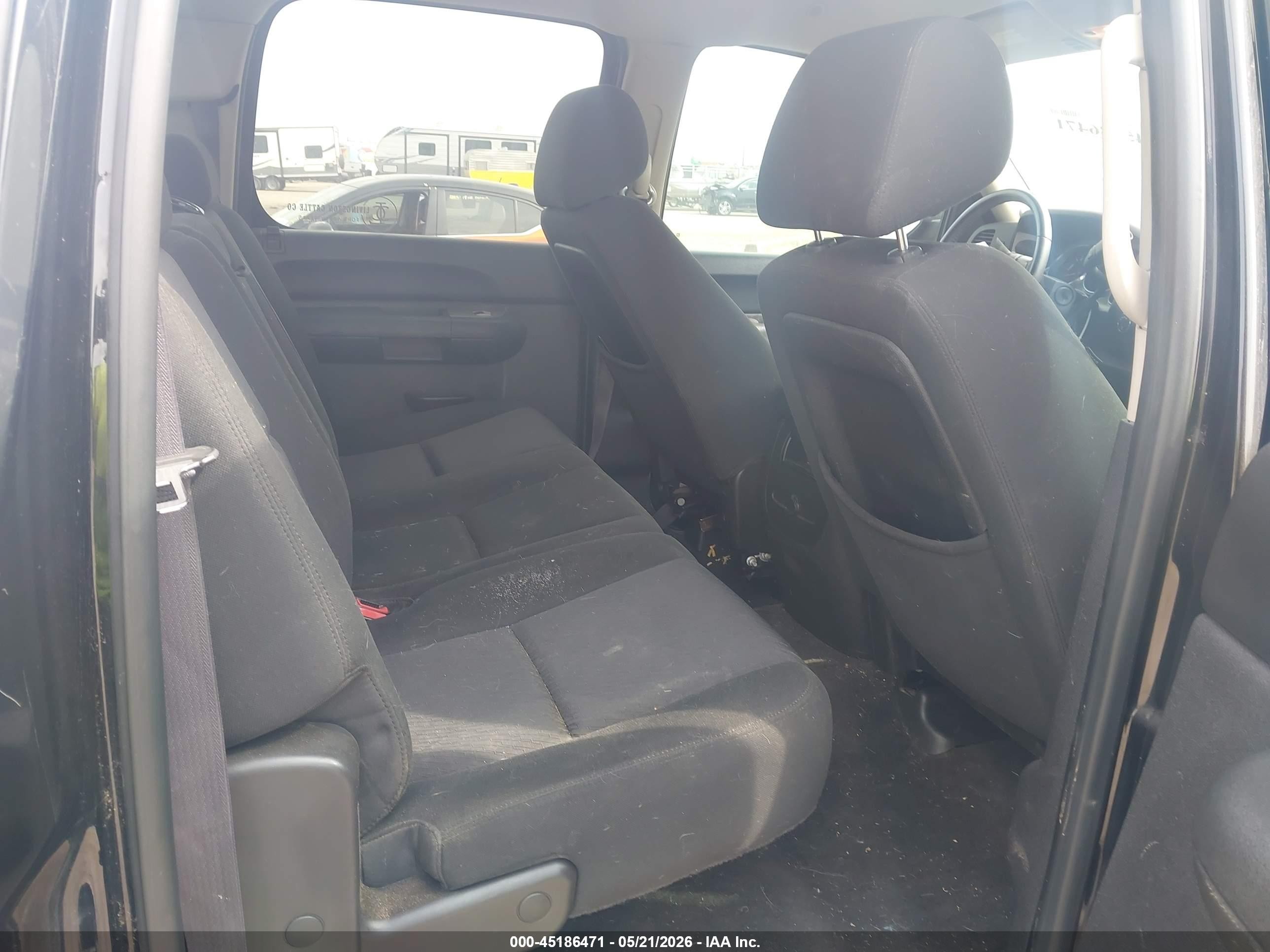 2011 Chevrolet Silverado 1500 Lt Black vin: 3GCPKSE39BG184778