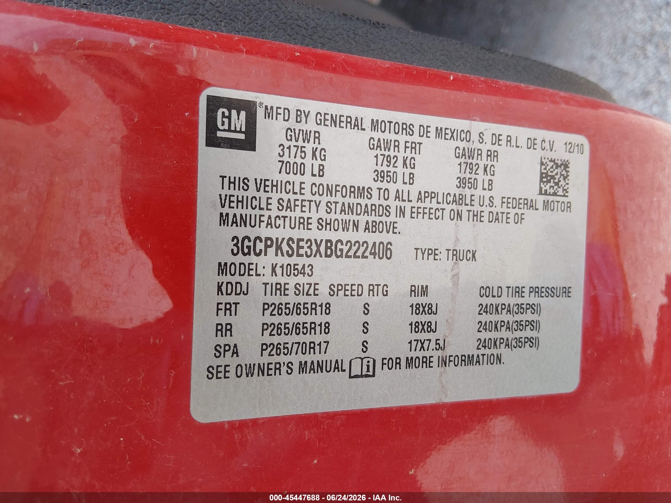 2011 Chevrolet Silverado 1500 Lt Red vin: 3GCPKSE3XBG222406