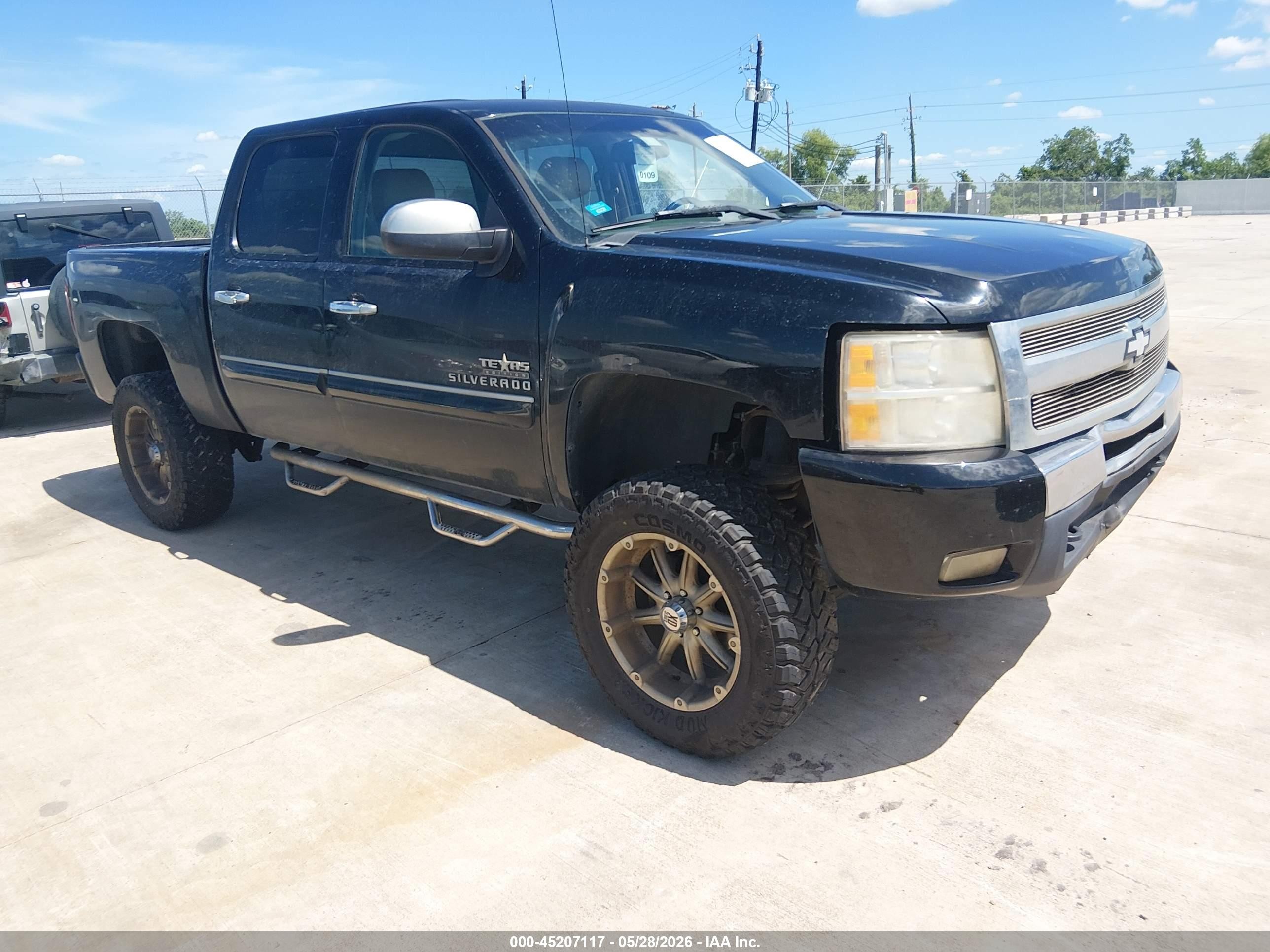 2011 Chevrolet Silverado 1500 Lt Black vin: 3GCPKSE3XBG255728