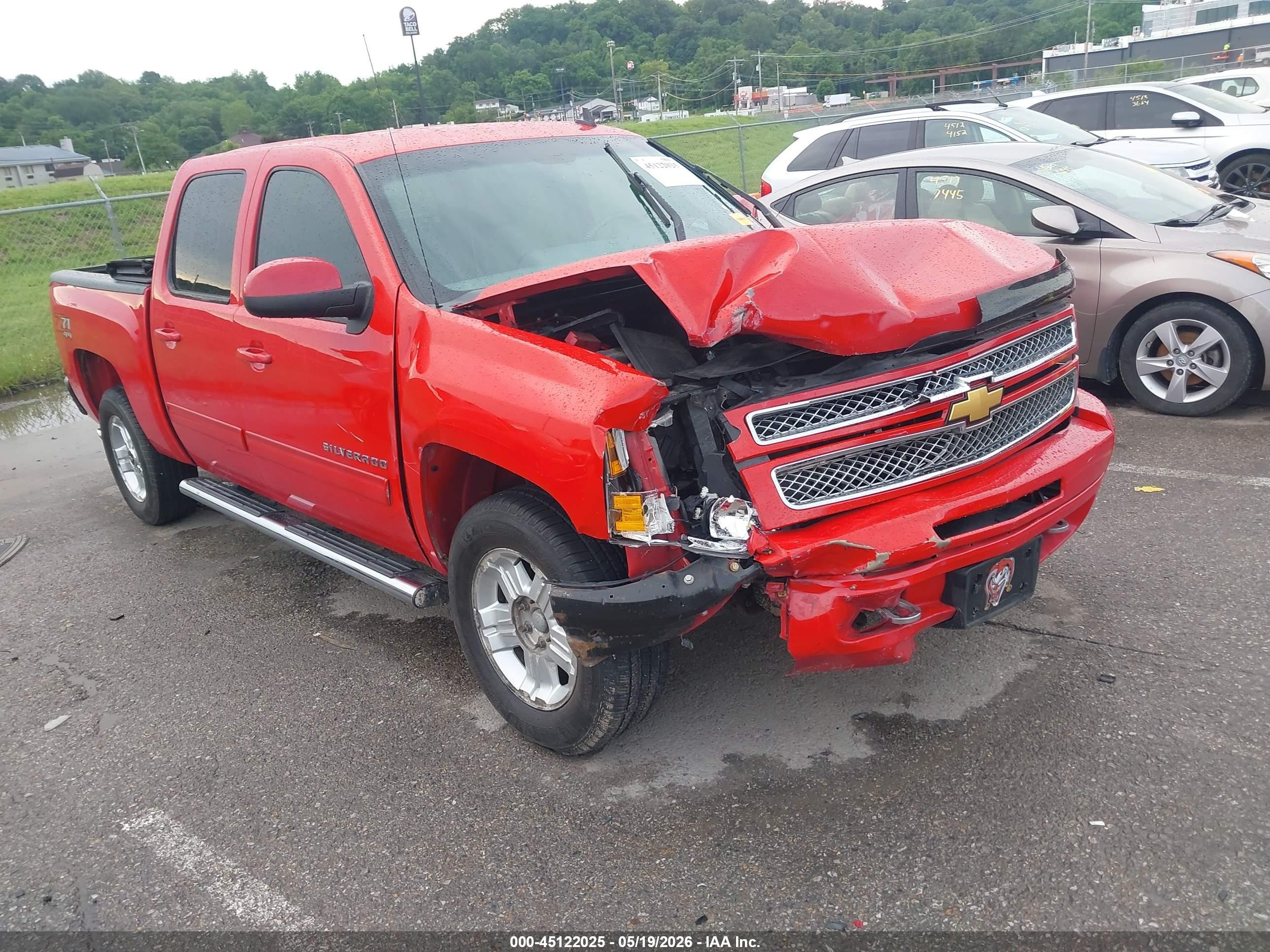 2012 Chevrolet Silverado 1500 Lt Красный vin: 3GCPKSE70CG259419