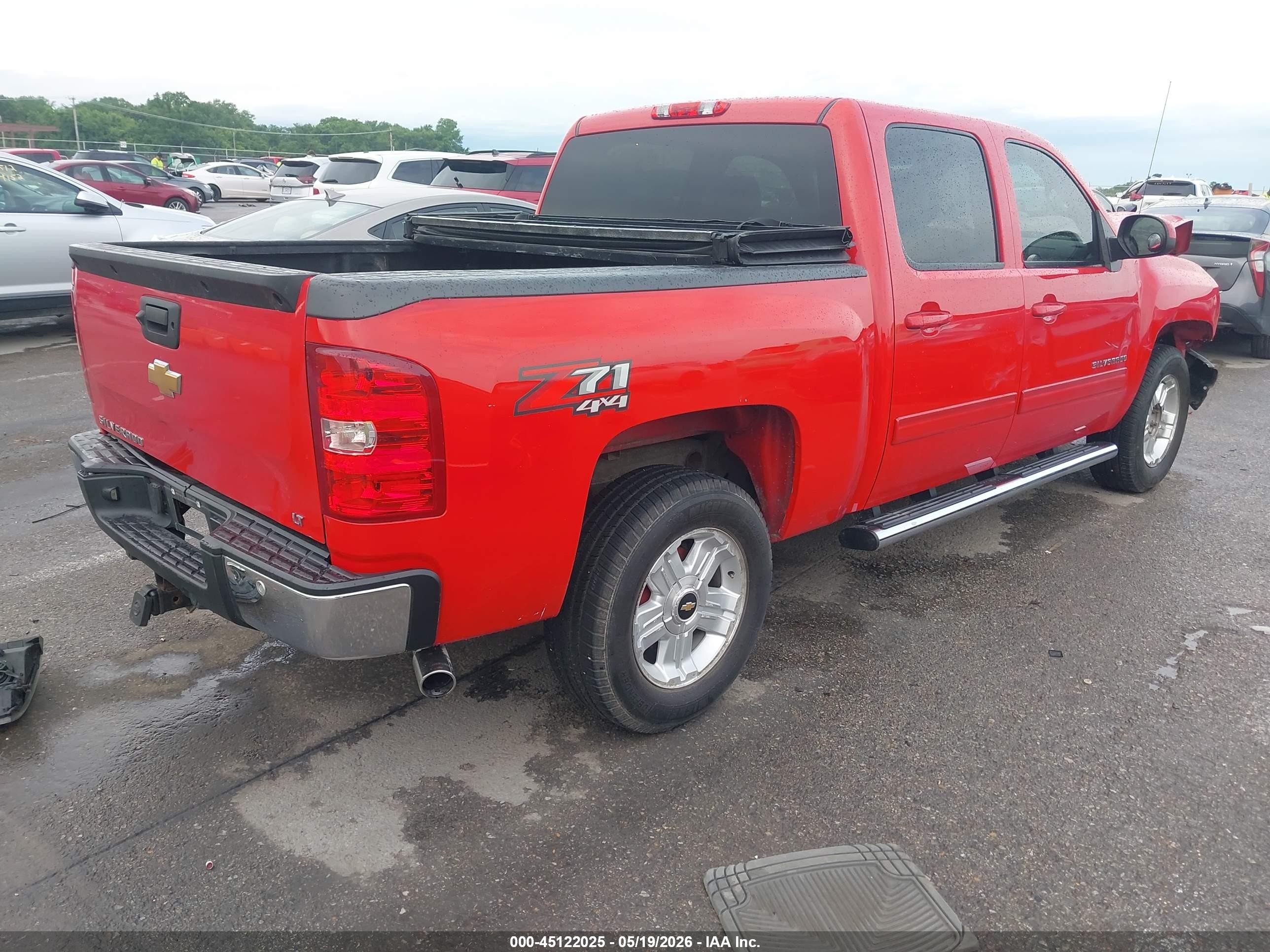 2012 Chevrolet Silverado 1500 Lt Красный vin: 3GCPKSE70CG259419