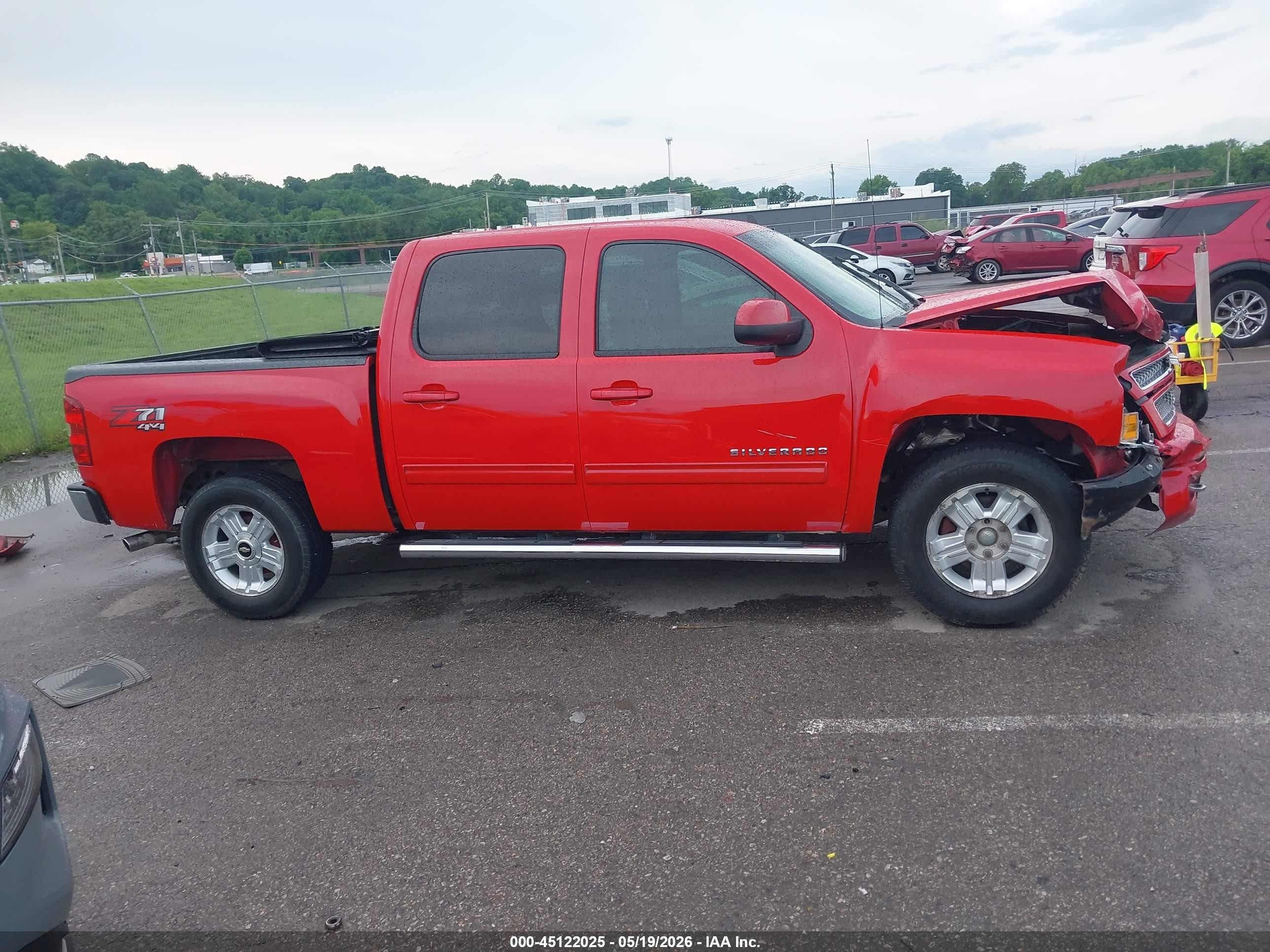 2012 Chevrolet Silverado 1500 Lt Красный vin: 3GCPKSE70CG259419