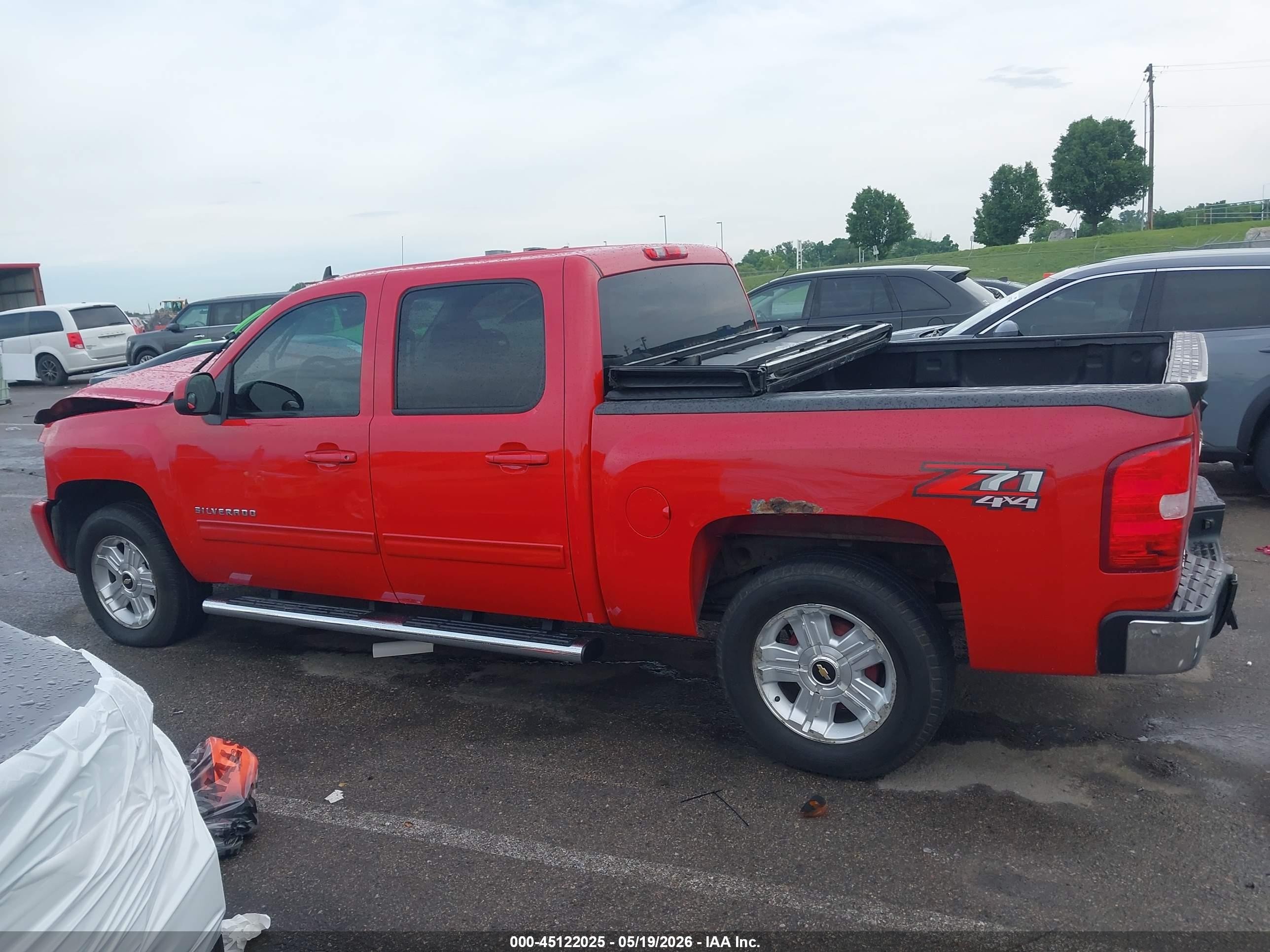2012 Chevrolet Silverado 1500 Lt Красный vin: 3GCPKSE70CG259419