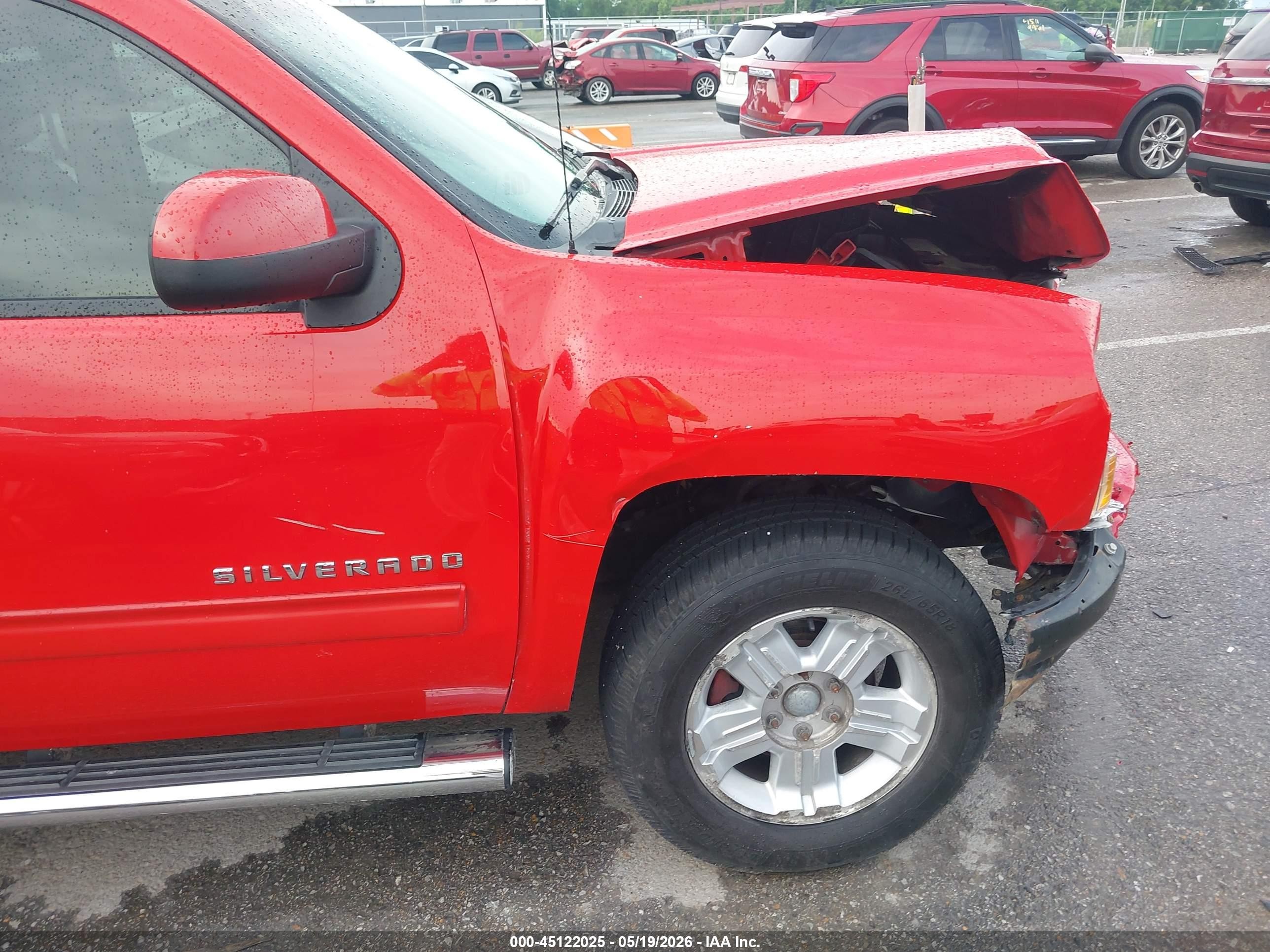 2012 Chevrolet Silverado 1500 Lt Красный vin: 3GCPKSE70CG259419