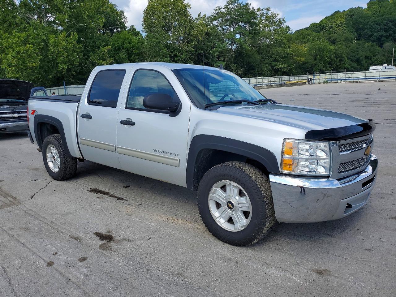 2012 Chevrolet Silverado K1500 Lt Silver vin: 3GCPKSE70CG270341