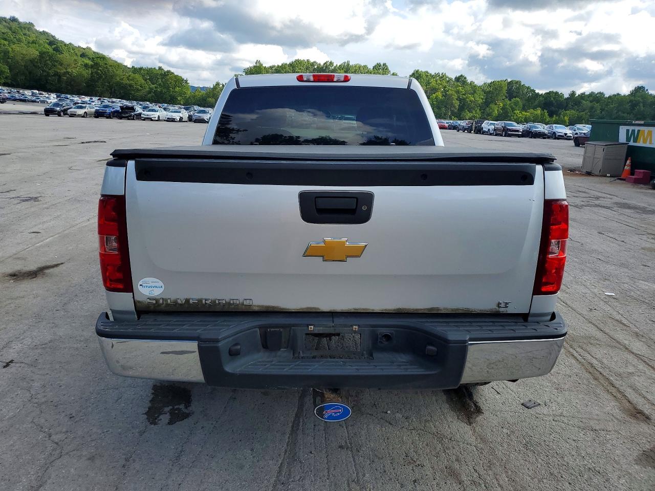 2012 Chevrolet Silverado K1500 Lt Silver vin: 3GCPKSE70CG270341