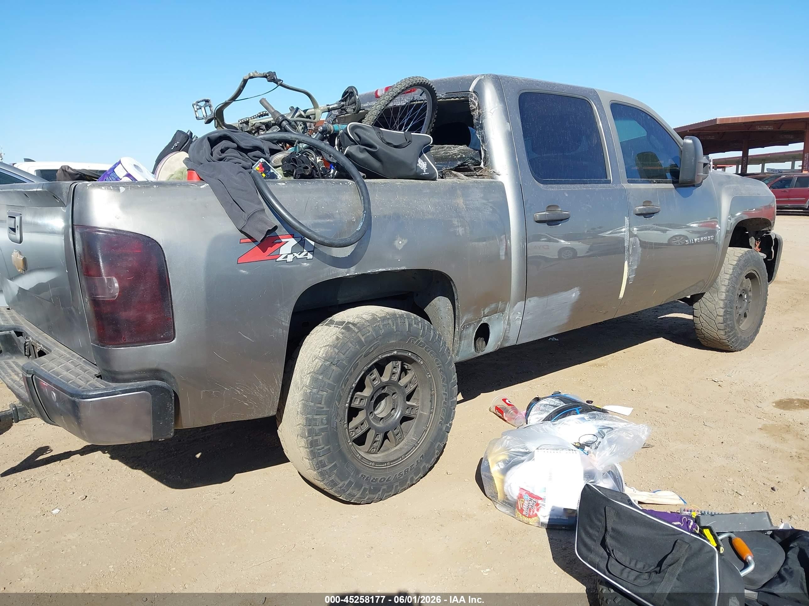 2012 Chevrolet Silverado 1500 Lt Gray vin: 3GCPKSE70CG283462