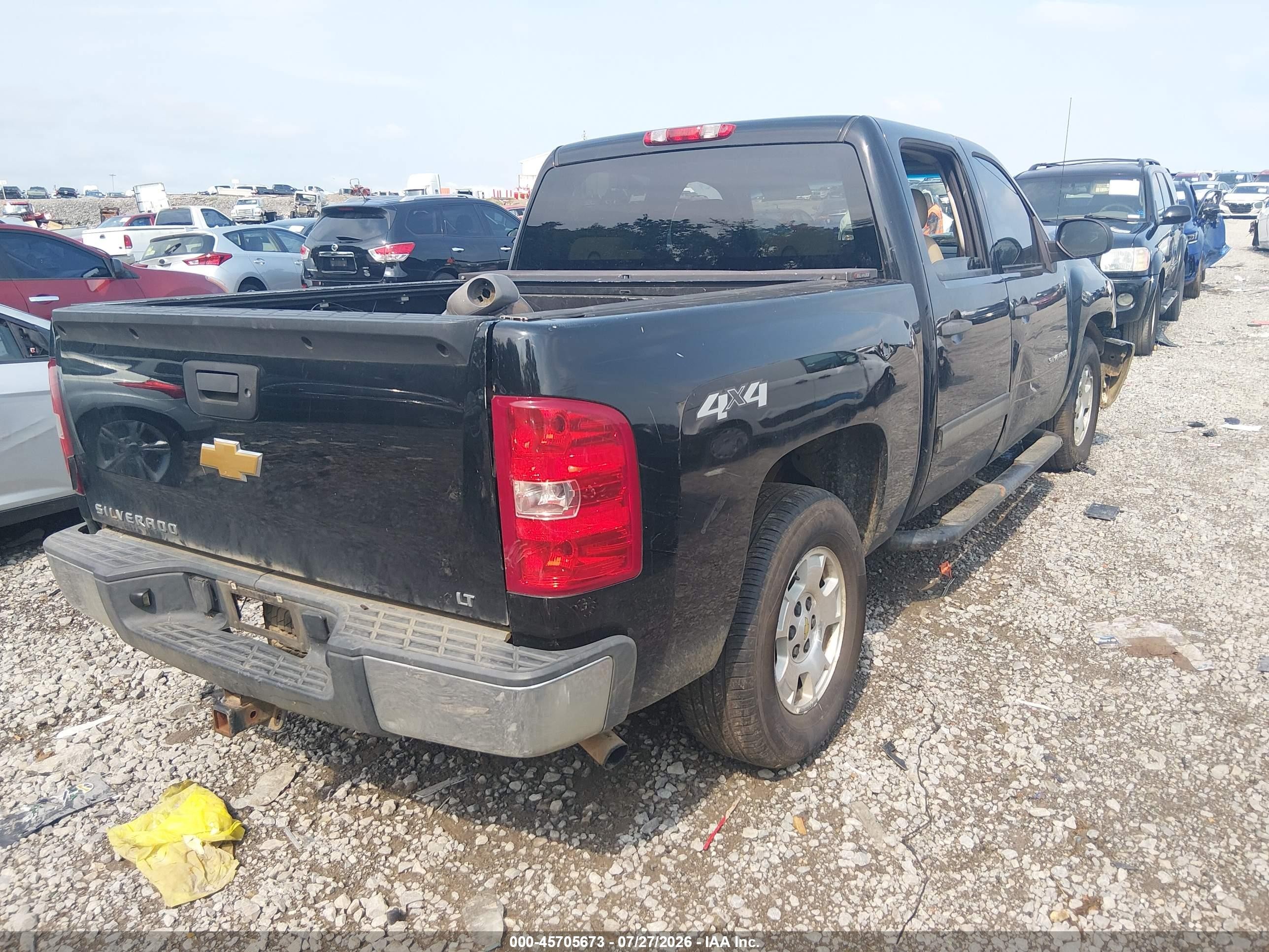 2013 Chevrolet Silverado 1500 Lt Black vin: 3GCPKSE70DG119582